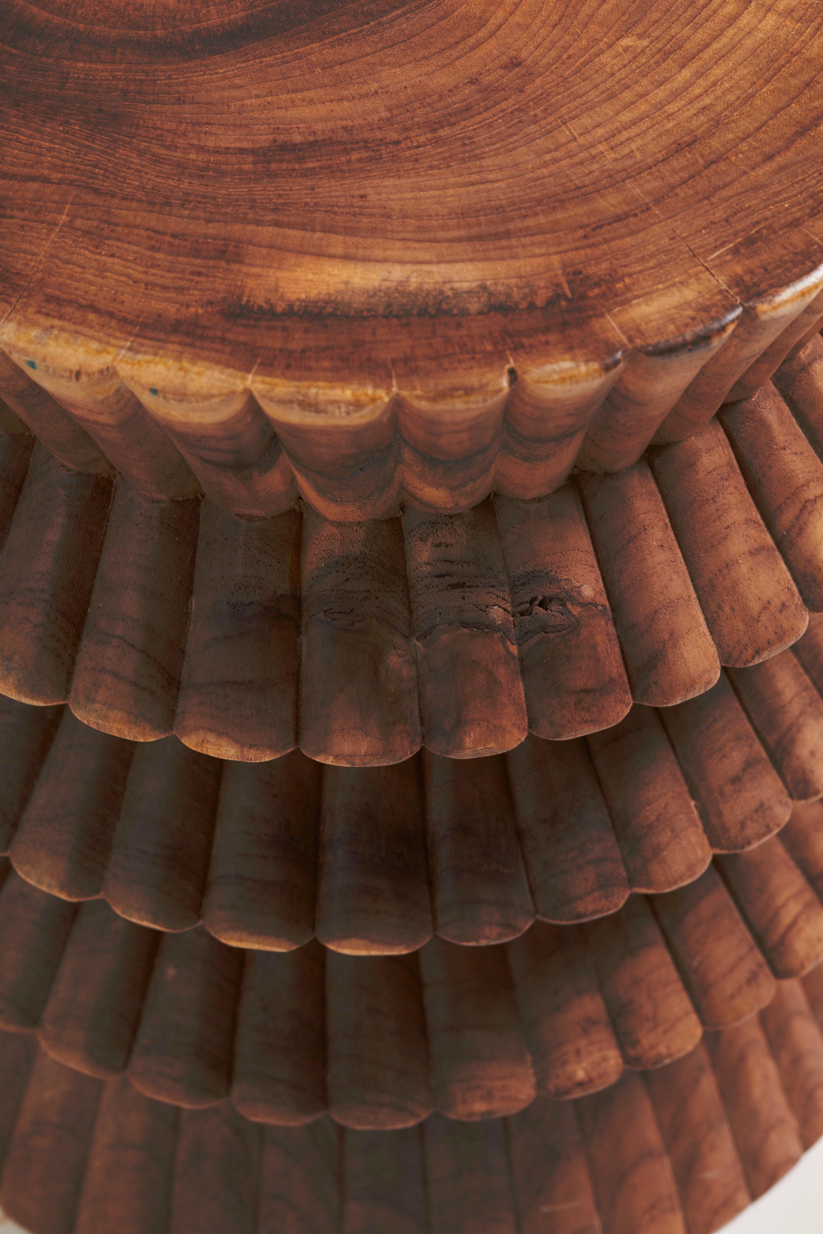 Carla Teak Wood Stool by Heaps Woods 5