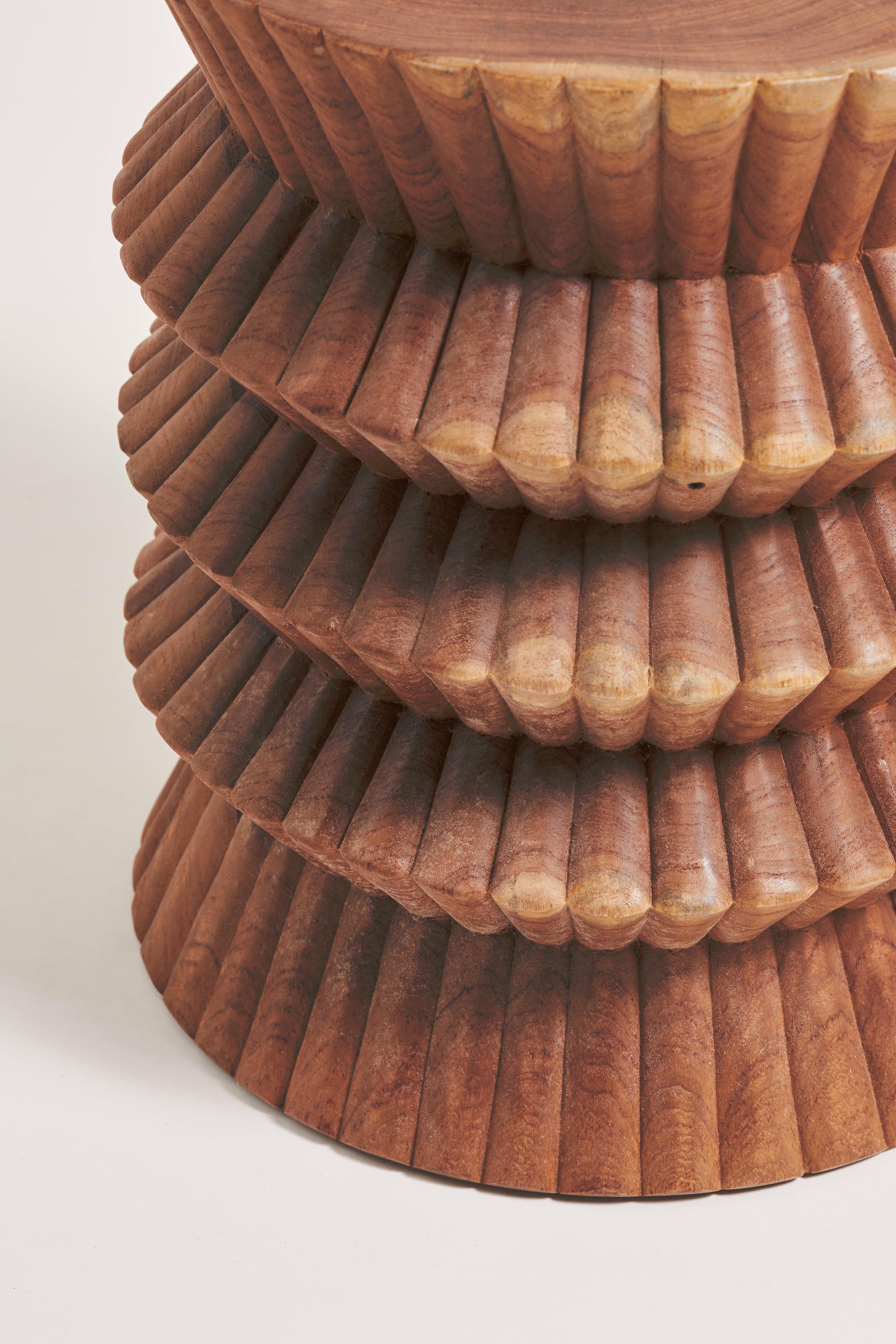 Carla Teak Wood Stool by Heaps Woods 6