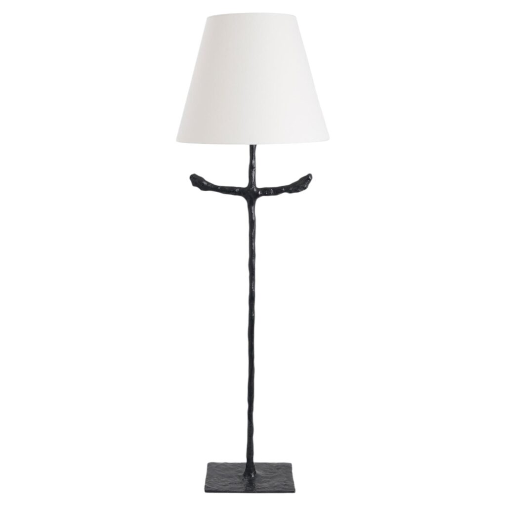 Cendre Floor Lamp in Black Patinated Bronze by Jules Desdoigts 1