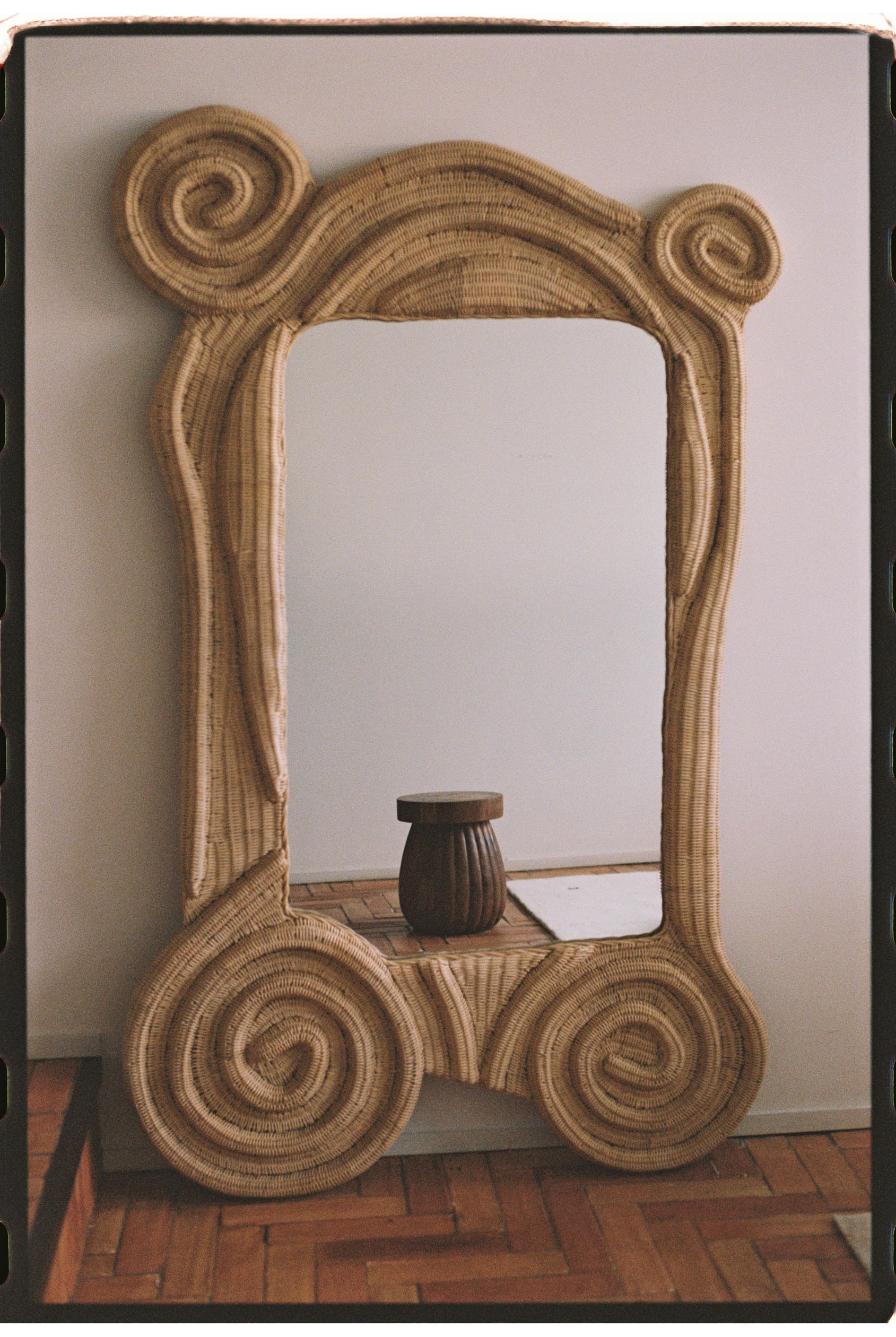 Charlotte Teak Wood Stool by Heaps Woods 4