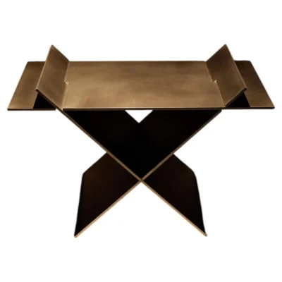 Curulis Aluminium Chair by Bureau of Entropy