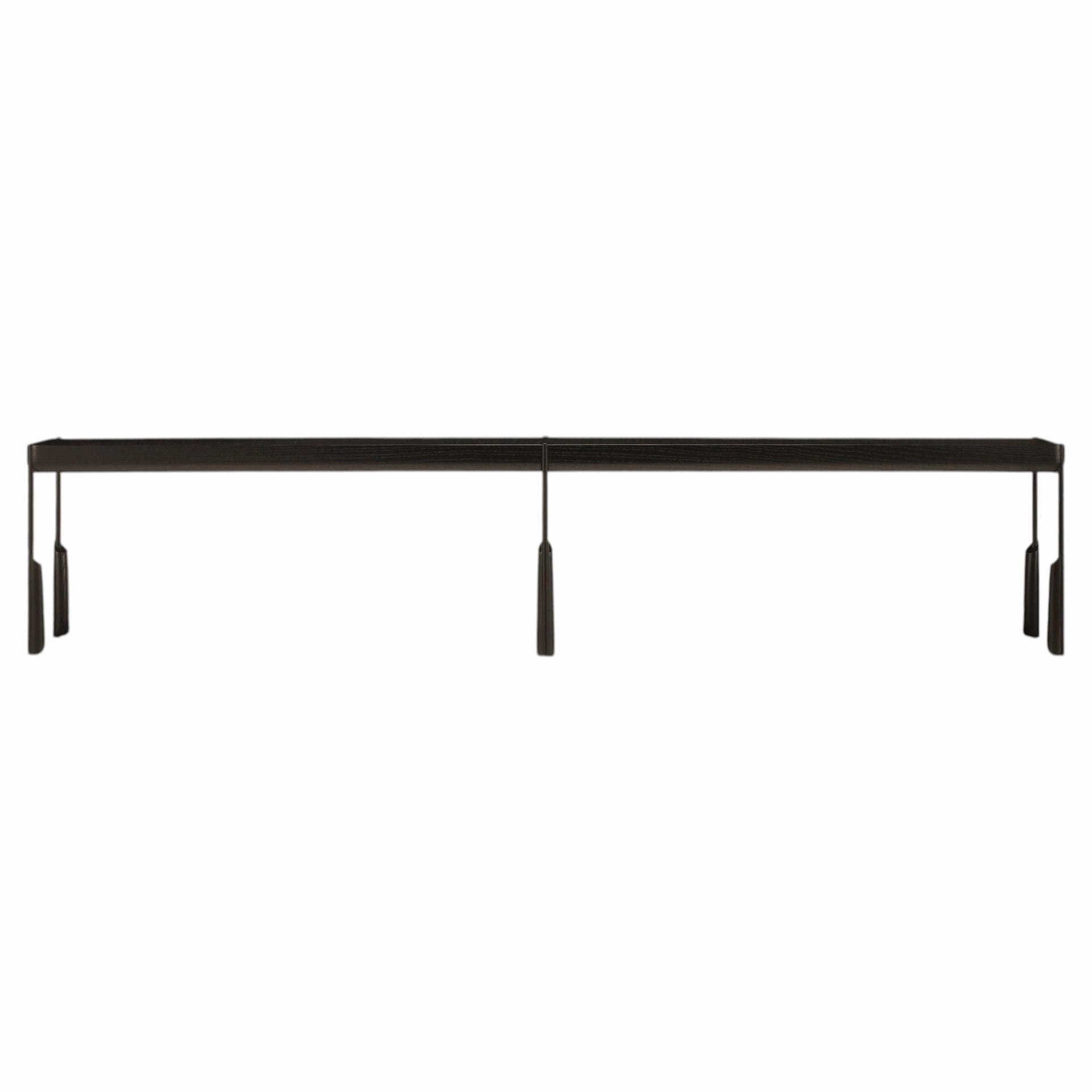 Ebonized White Ash Altai Bench by SKRAM 1