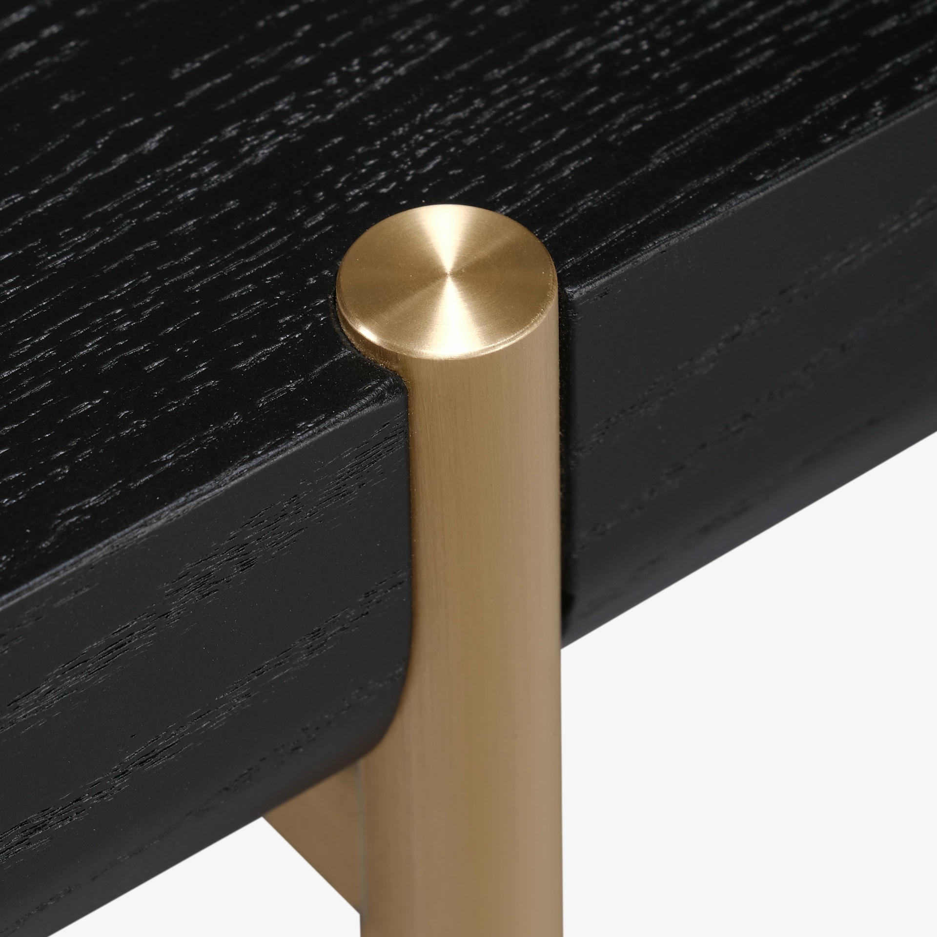 Ebonized White Ash Altai Bench by SKRAM 4