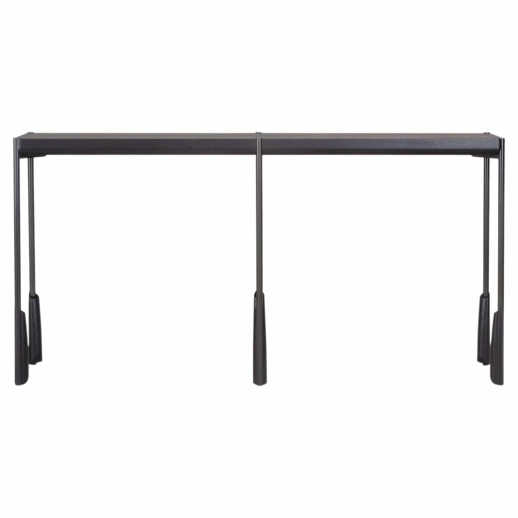 Ebonized White Ash Altai Console Table by SKRAM 1