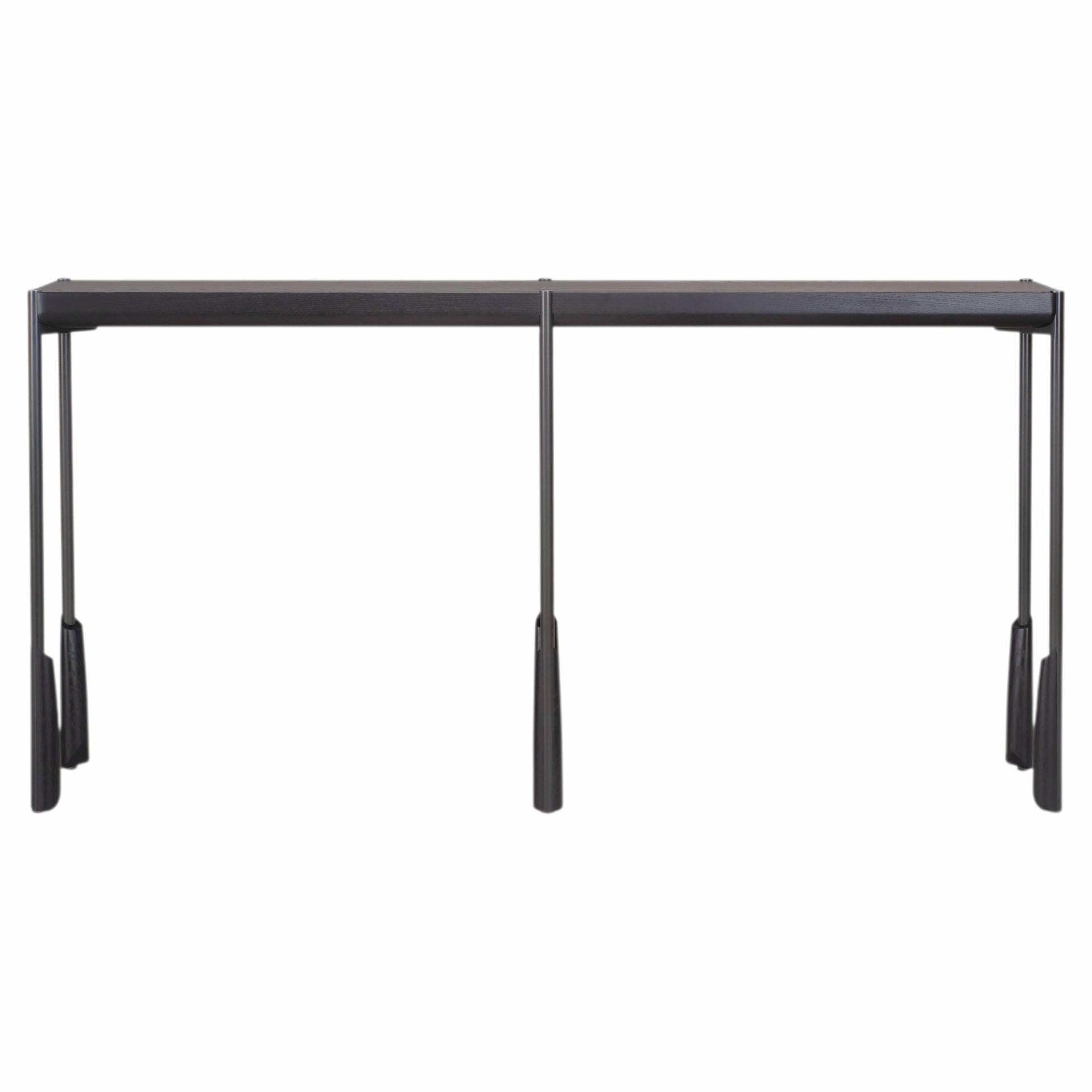 Ebonized White Ash Altai Console Table by SKRAM 1