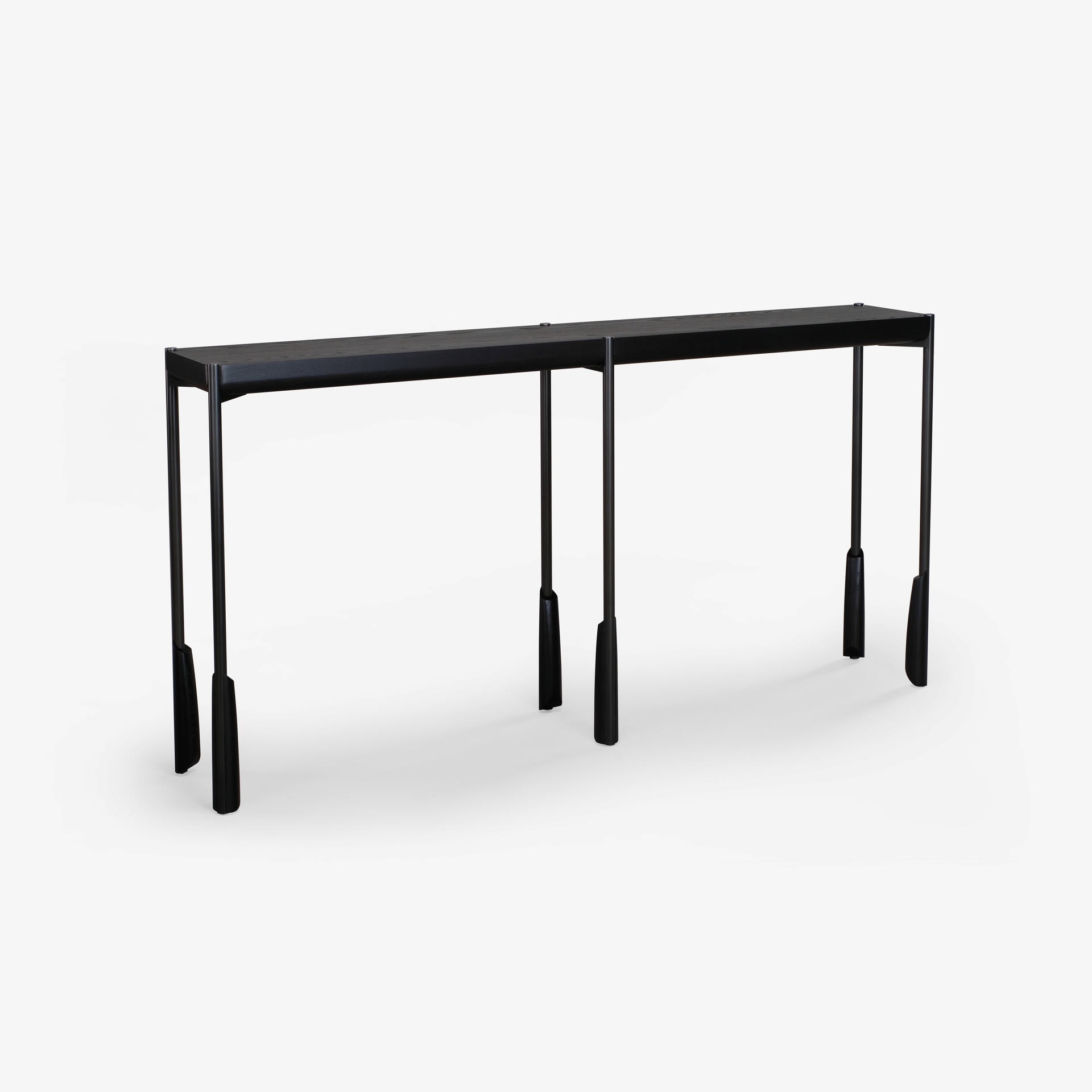 Ebonized White Ash Altai Side Table by SKRAM 5