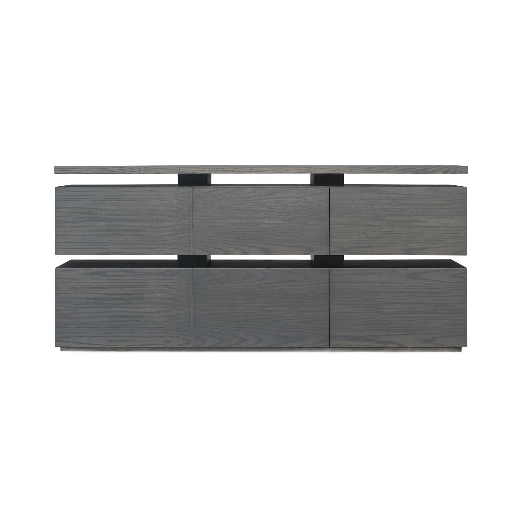 Grey White Ash Wishbone Credenza by SKRAM 1