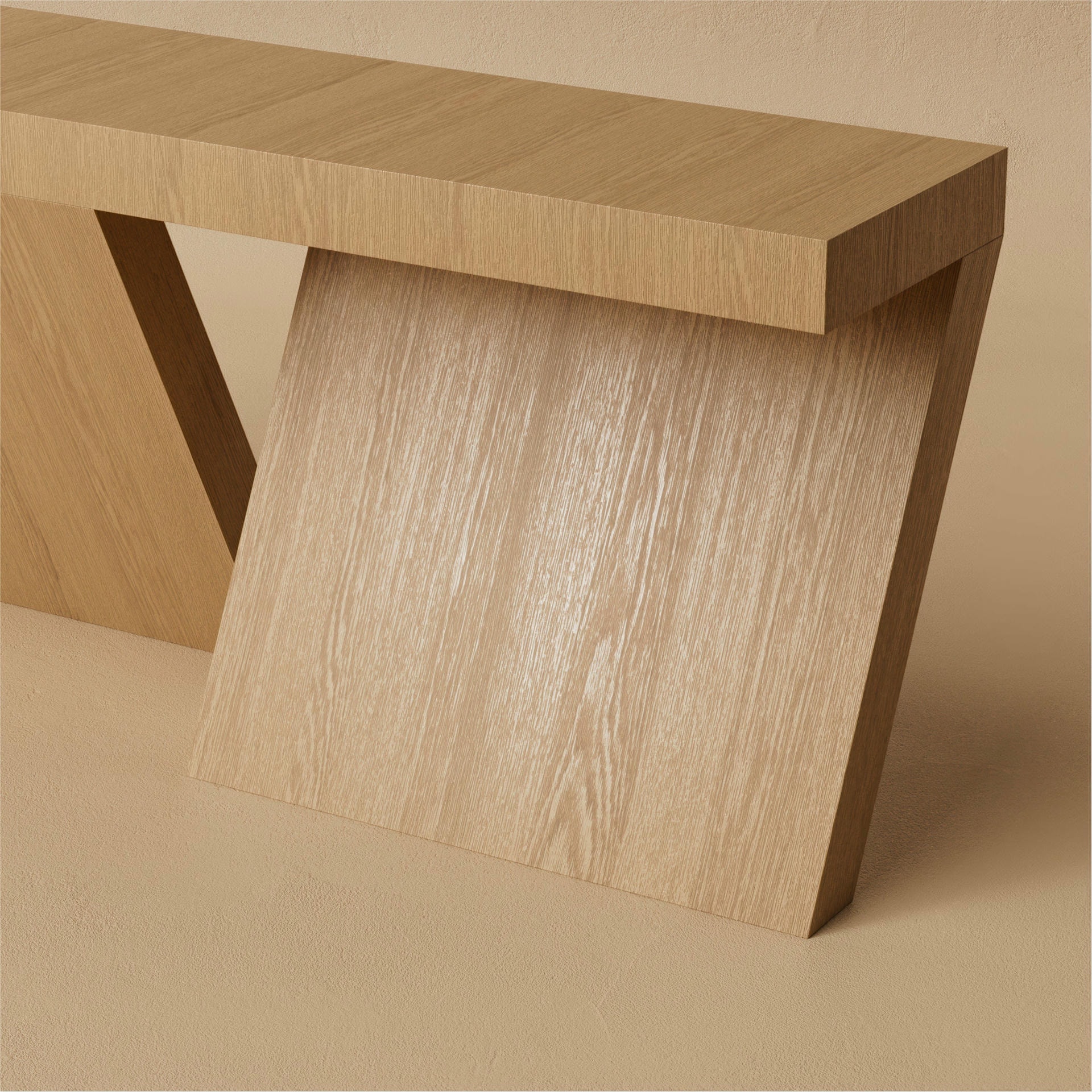 Harlow Oak Console Table by Lusano 2
