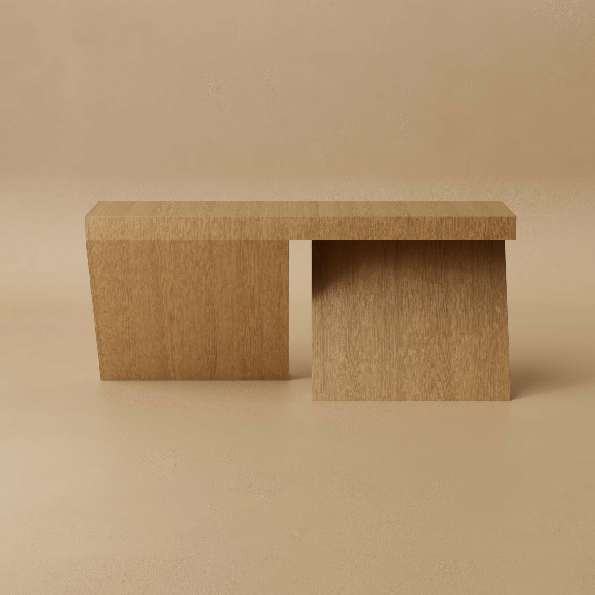 Harlow Oak Console Table by Lusano 3