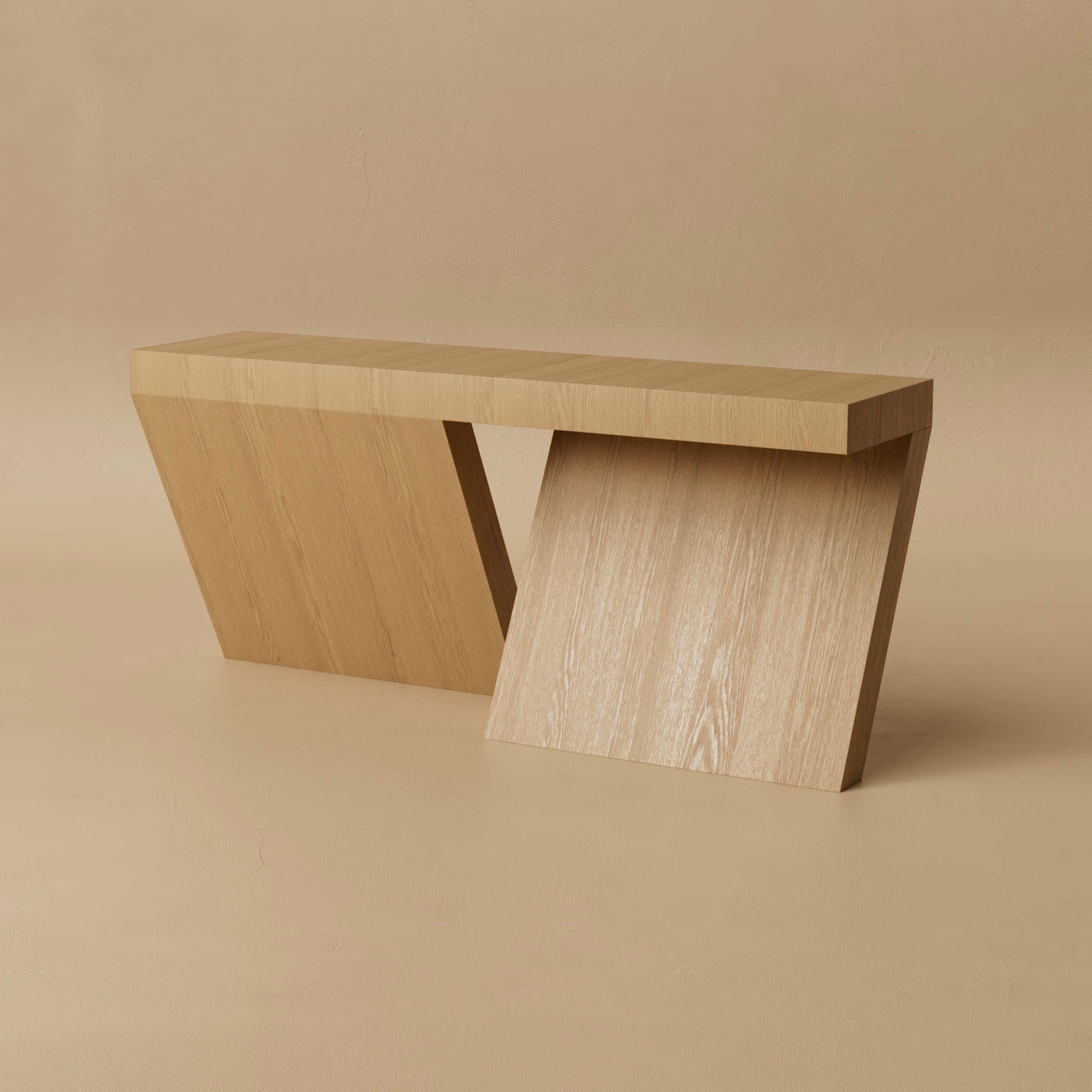 Harlow Oak Console Table by Lusano 4