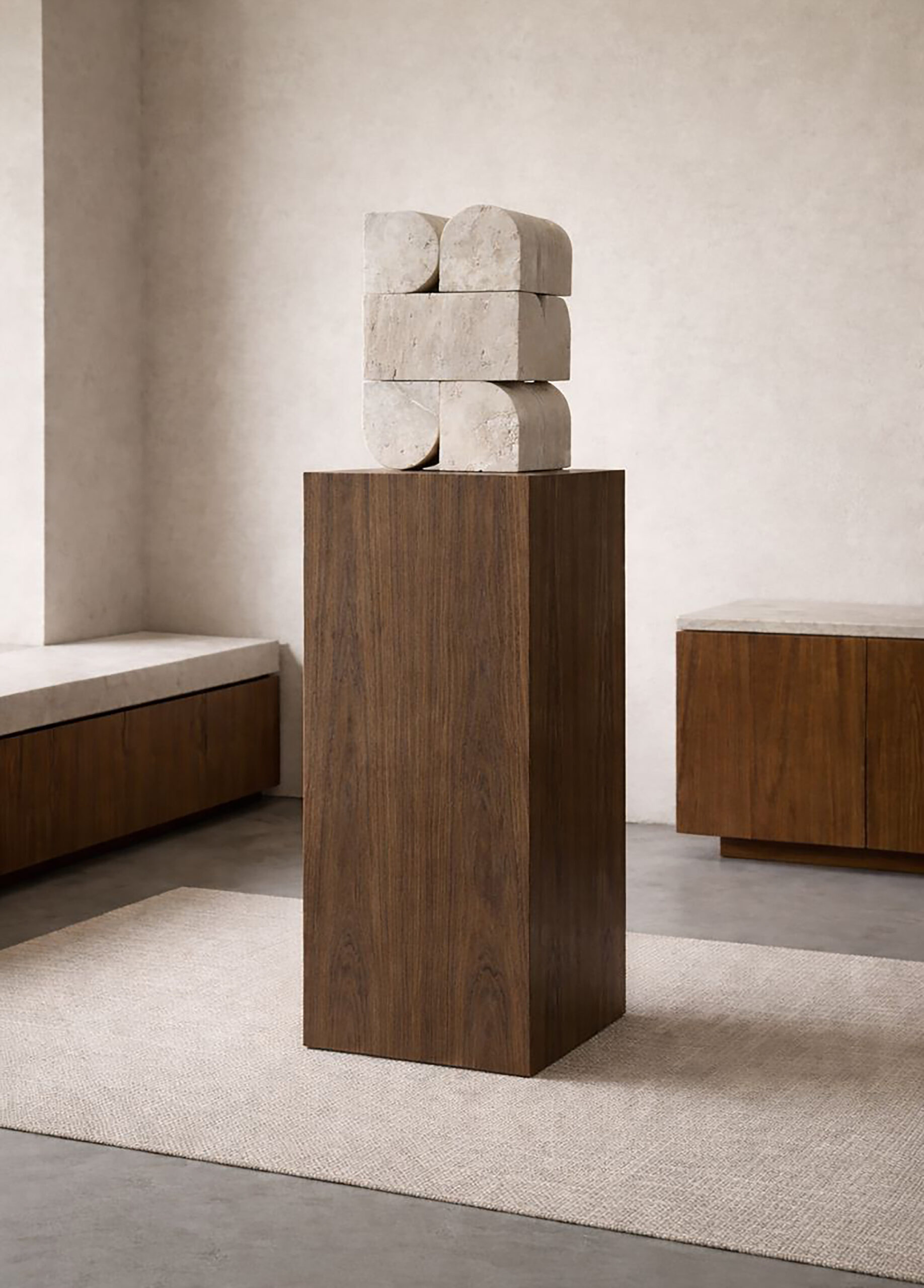 Mindscape 01 Large Black Marble Sculpture by Jeroen Broux 6