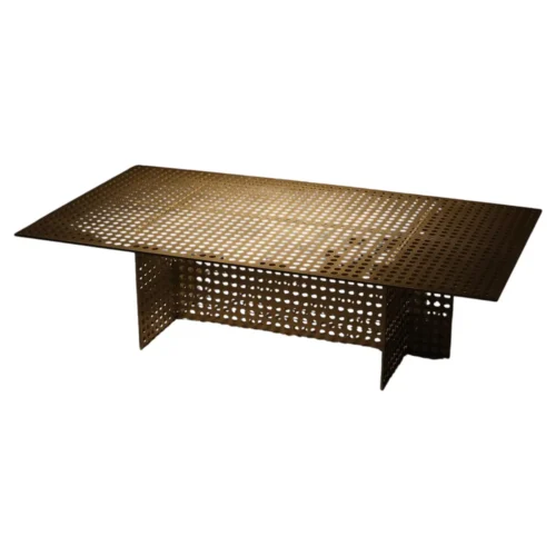 Partial Presence Aluminium Coffee Table by Bureau of Entropy 1
