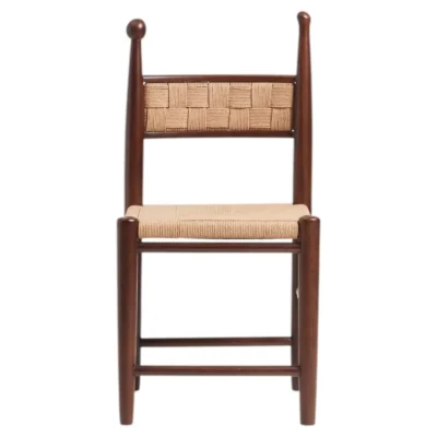 Pitufi Teak Wood Low Dining Chair by Heaps & Woods
