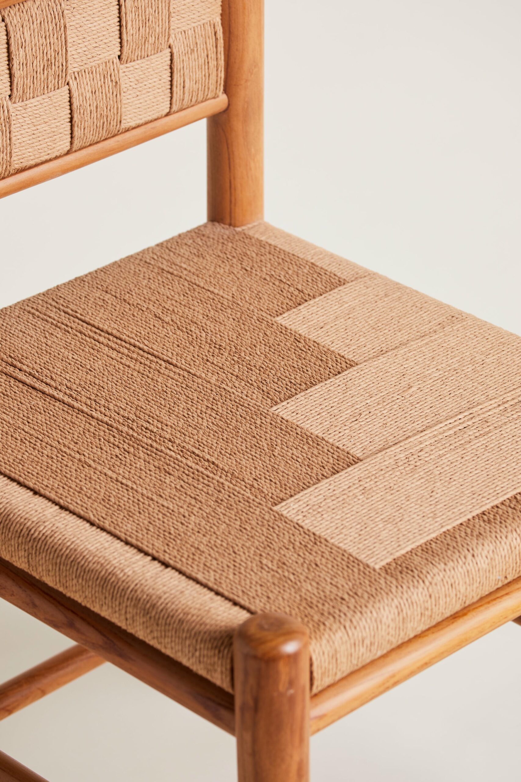 Pitufi Teak Wood Low Dining Chair by Heaps & Woods 3