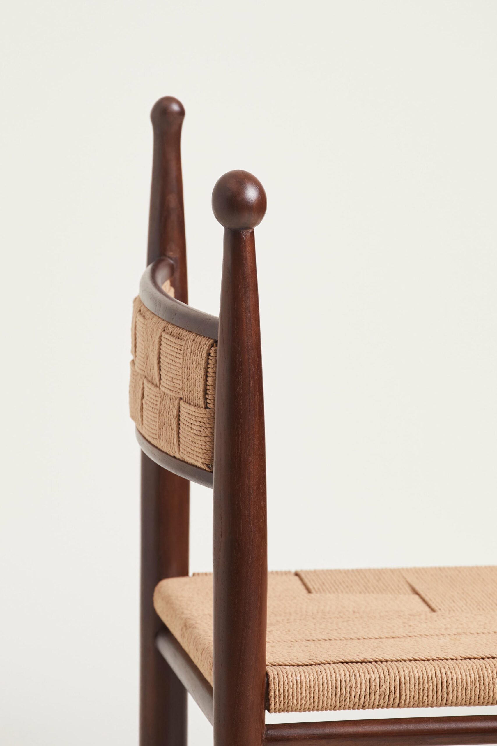 Pitufi Teak Wood Low Dining Chair by Heaps & Woods 4