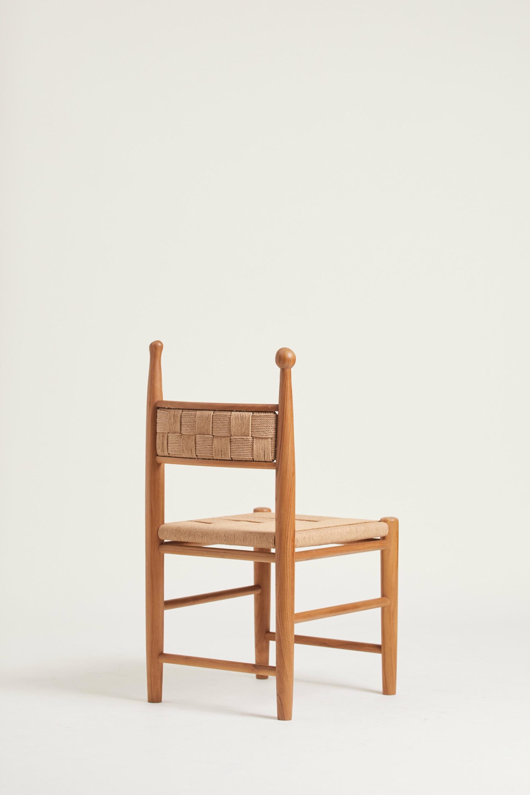 Pitufi Teak Wood Low Dining Chair by Heaps & Woods 7