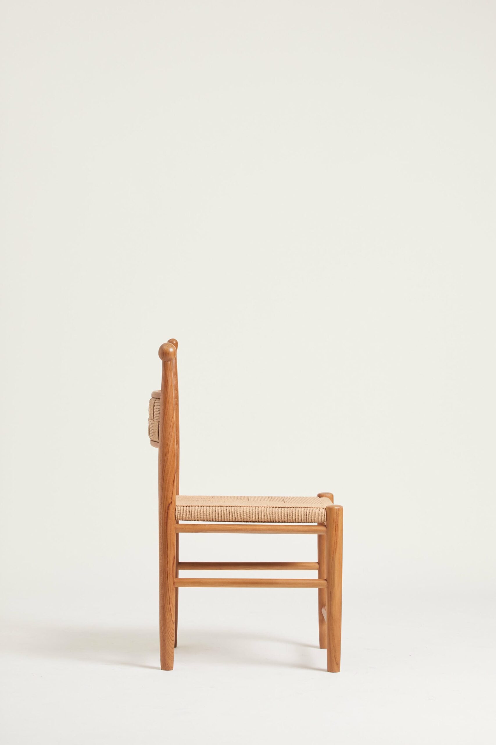 Pitufi Teak Wood Low Dining Chair by Heaps & Woods 8