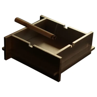 Regolith Aluminium Ashtray & Incense Burner by Bureau of Entropy