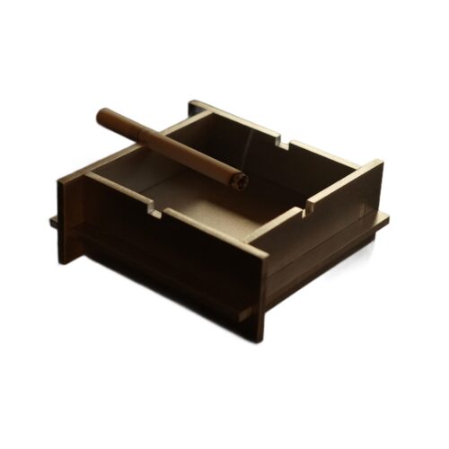 Regolith Aluminium Ashtray & Incense Burner by Bureau of Entropy 1