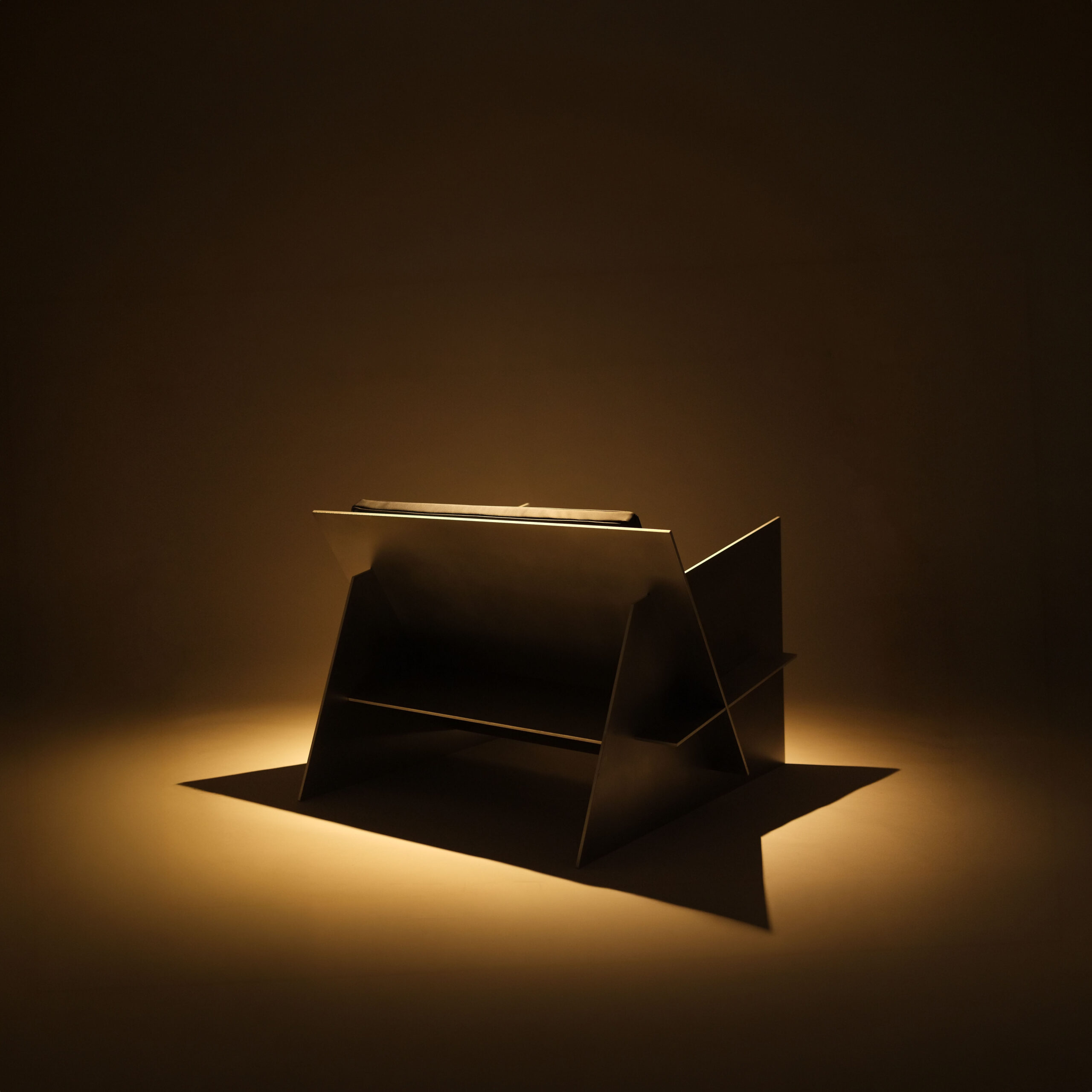 Romulus Aluminium Armchair by Bureau of Entropy 4