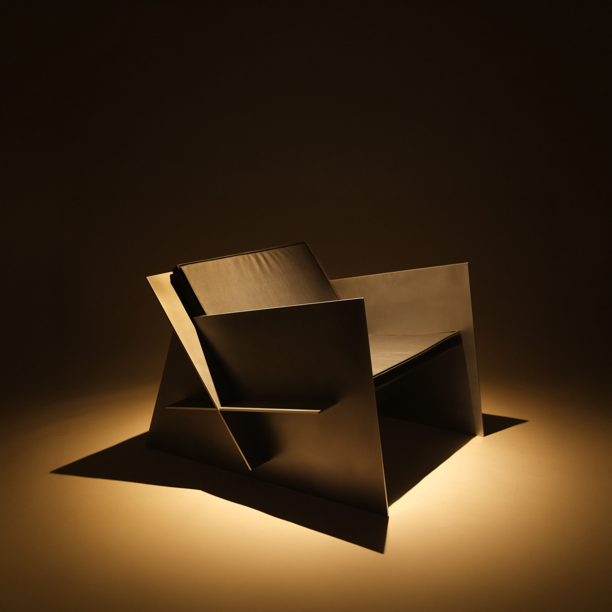 Romulus Aluminium Armchair by Bureau of Entropy 7