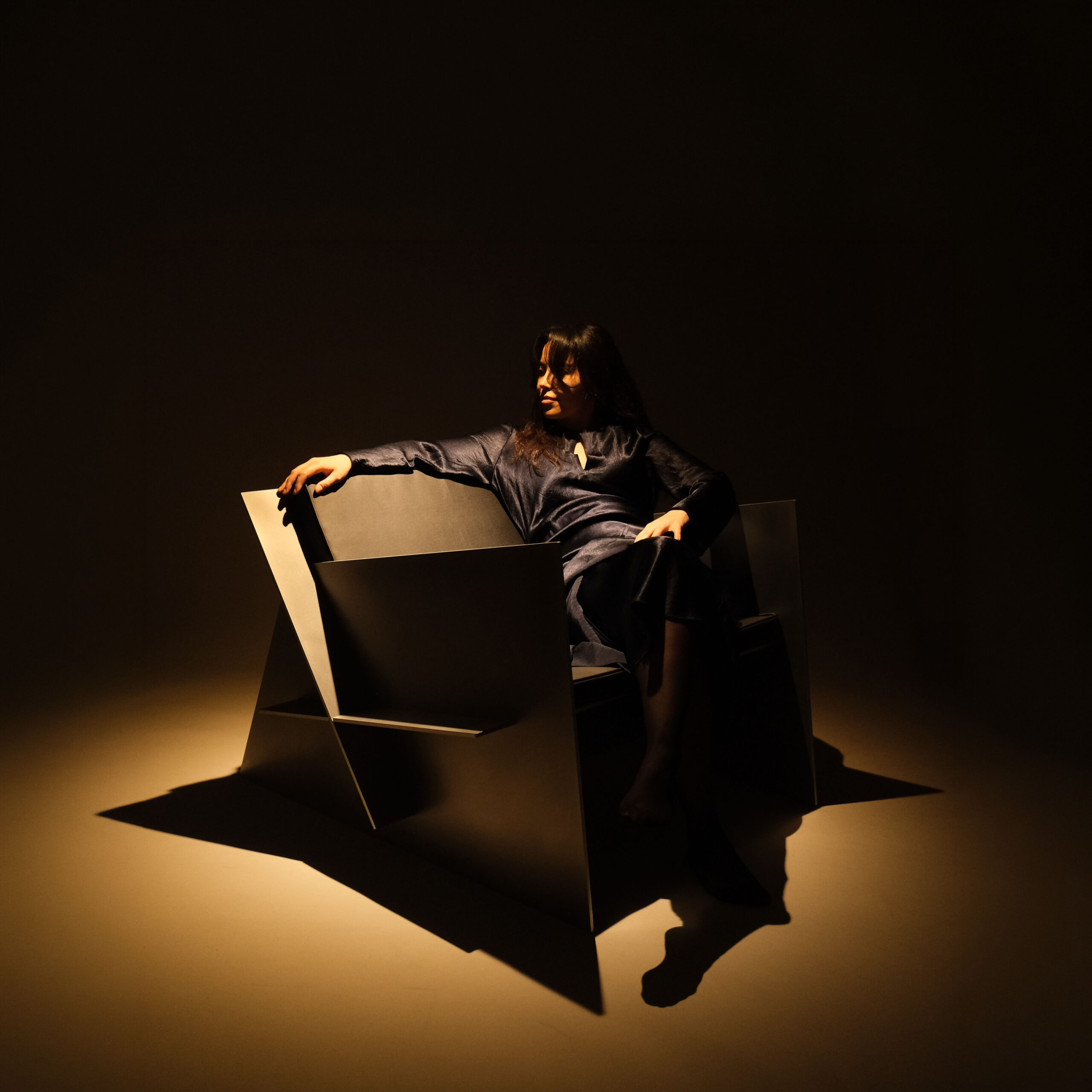 Romulus Aluminium Armchair by Bureau of Entropy 9