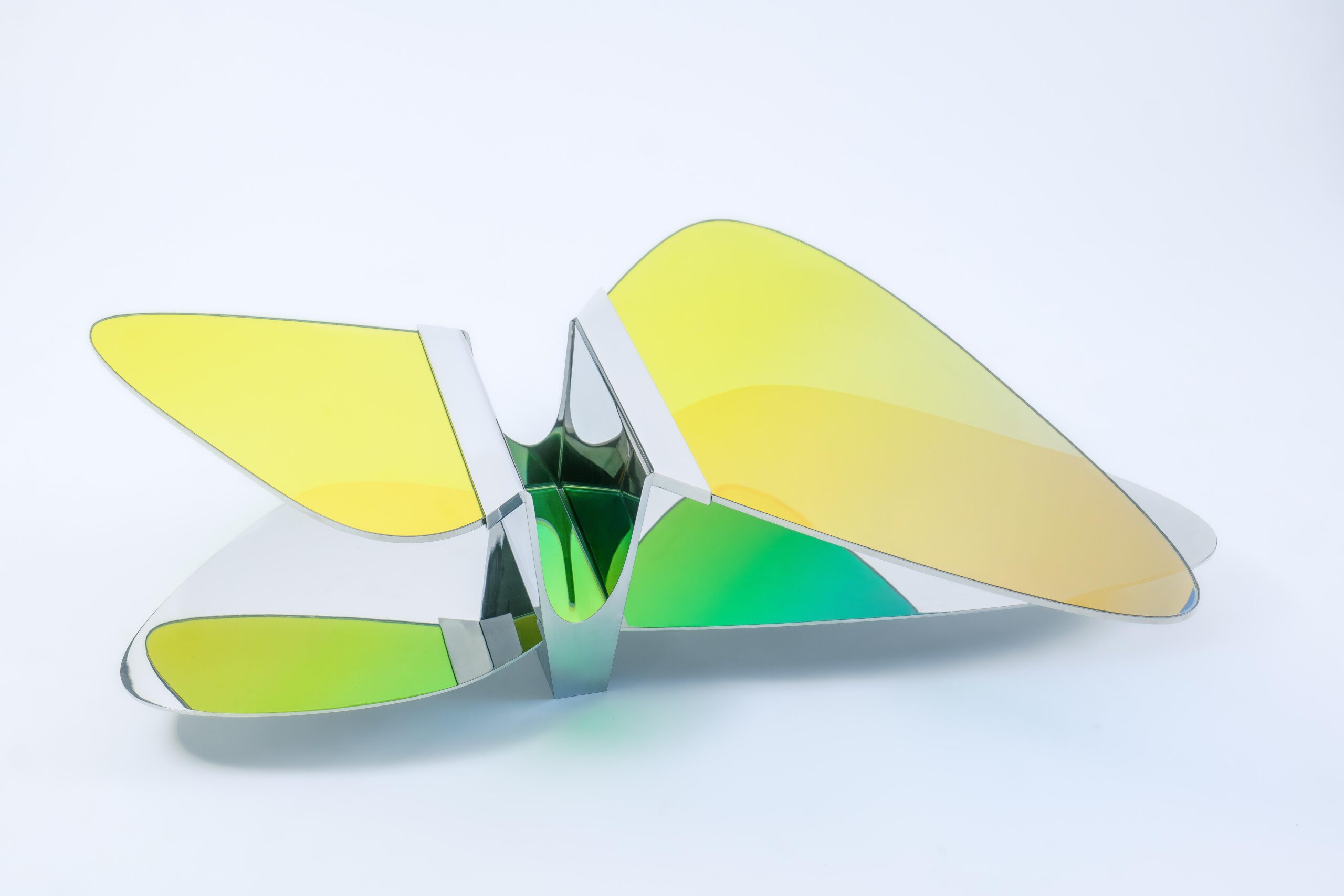 Sculptural Dichroic Glass Coffee Table by ODA LIK Studio 1