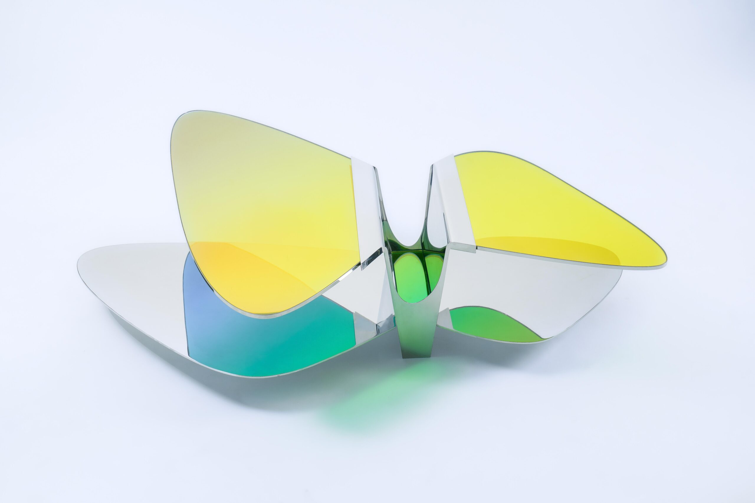 Sculptural Dichroic Glass Coffee Table by ODA LIK Studio 11