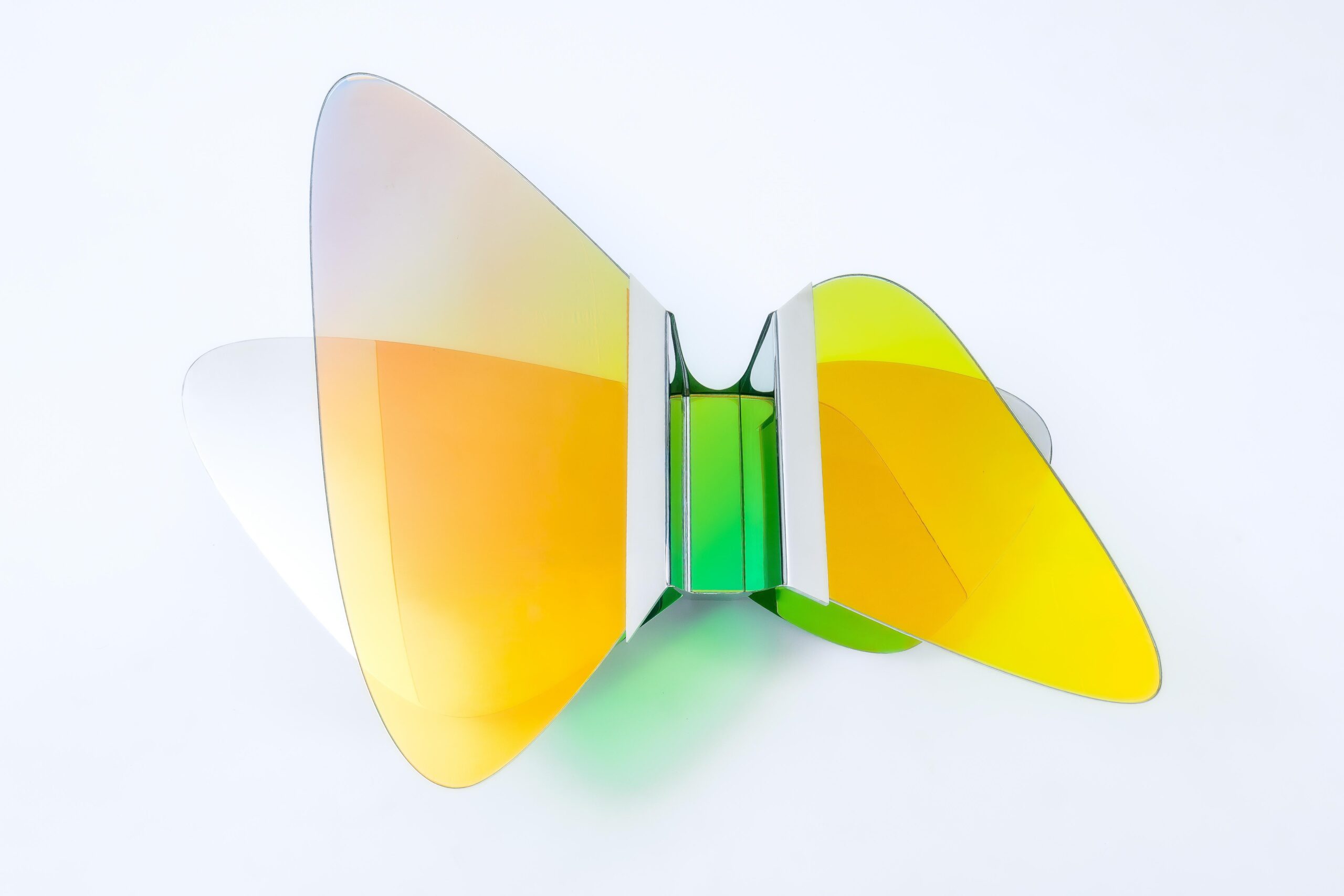 Sculptural Dichroic Glass Coffee Table by ODA LIK Studio 12