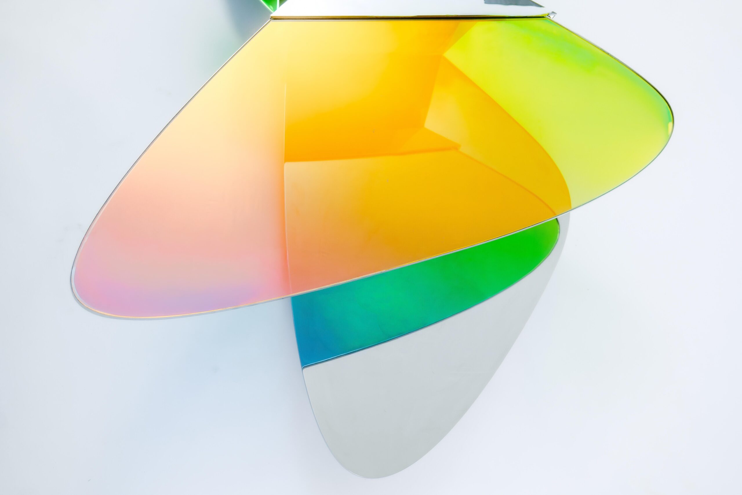 Sculptural Dichroic Glass Coffee Table by ODA LIK Studio 13