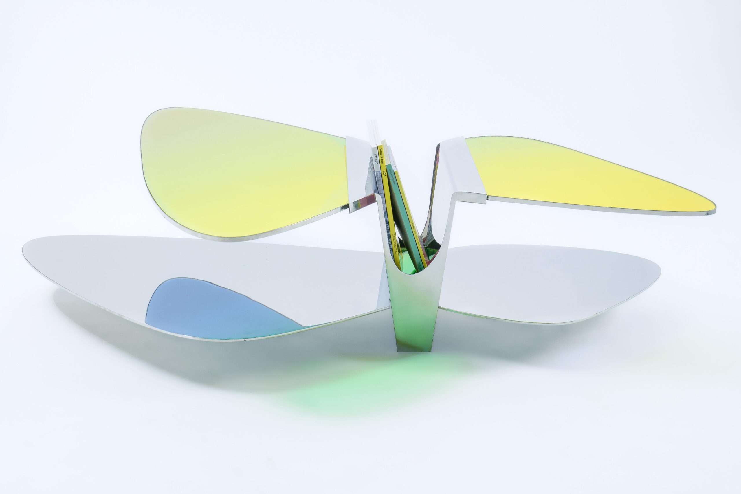 Sculptural Dichroic Glass Coffee Table by ODA LIK Studio 5