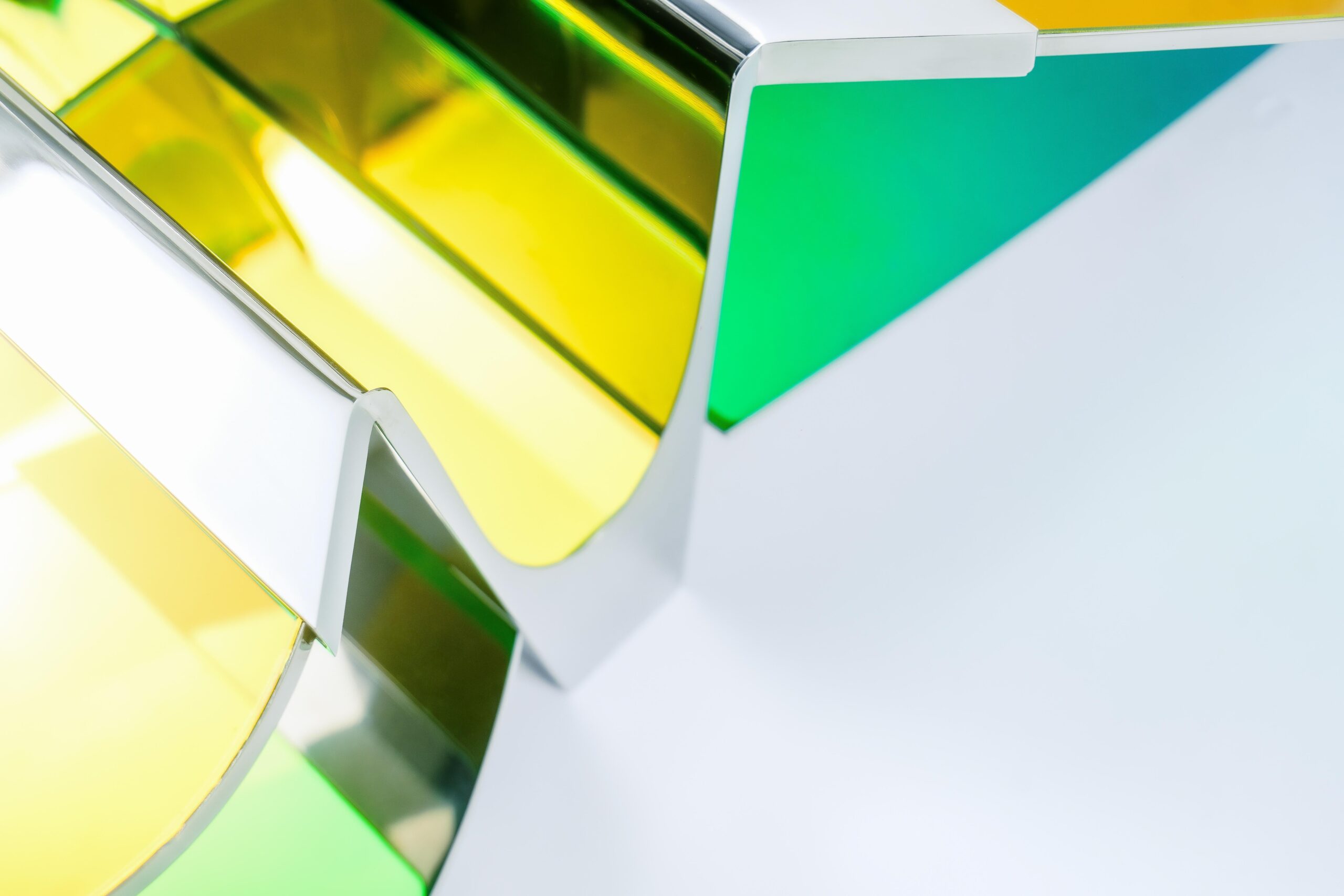 Sculptural Dichroic Glass Coffee Table by ODA LIK Studio 9