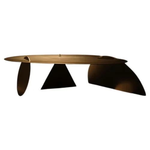 The Confluence Alignment Aluminium Coffee Table by Bureau of Entropy 1