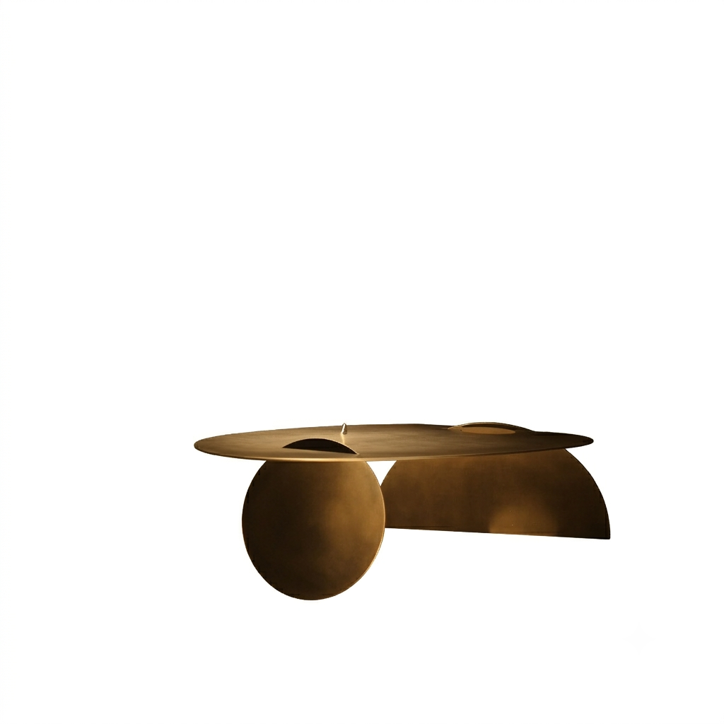 The Confluence, Alignment Aluminium Coffee Table by Bureau of Entropy 1