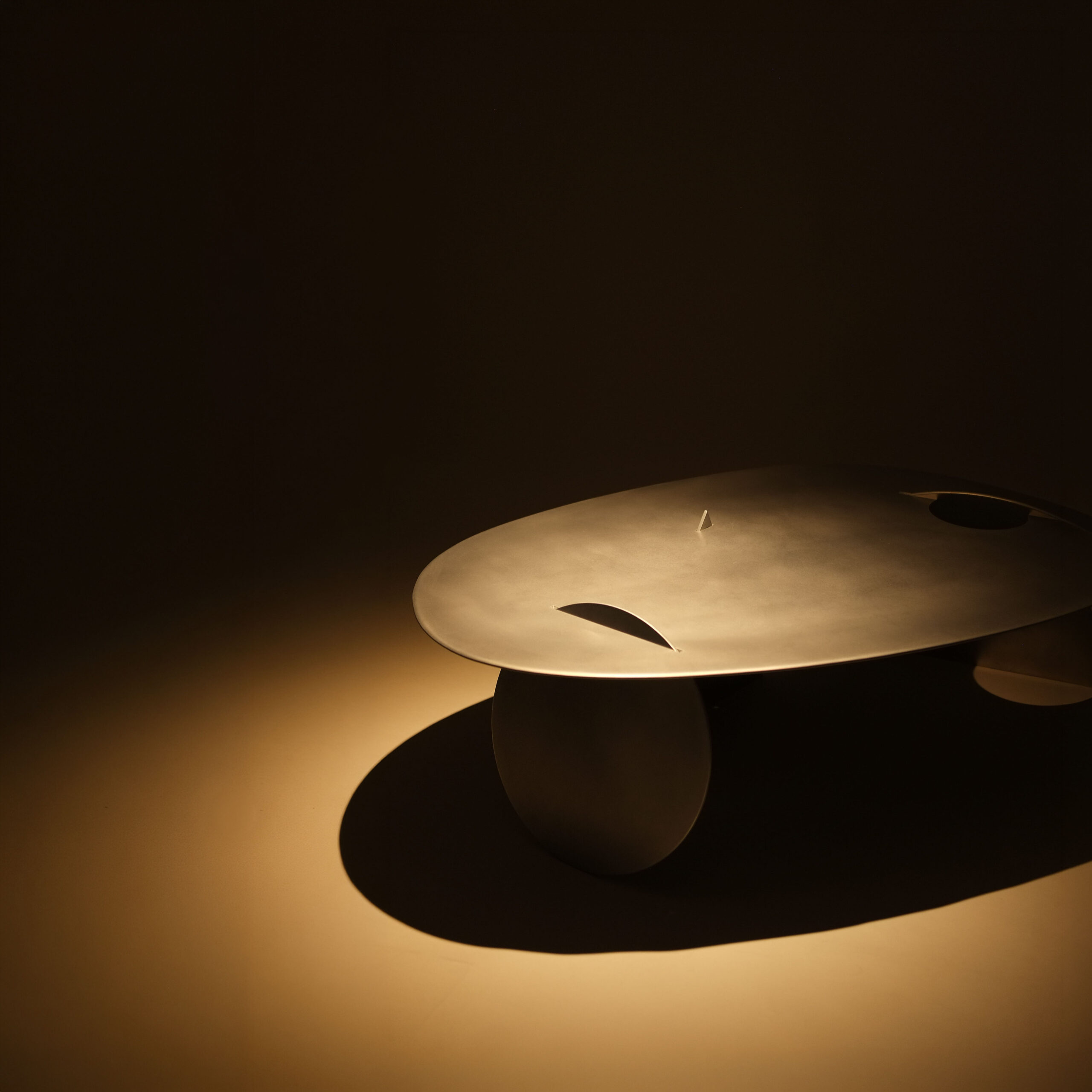 The Confluence, Alignment Aluminium Coffee Table by Bureau of Entropy 13