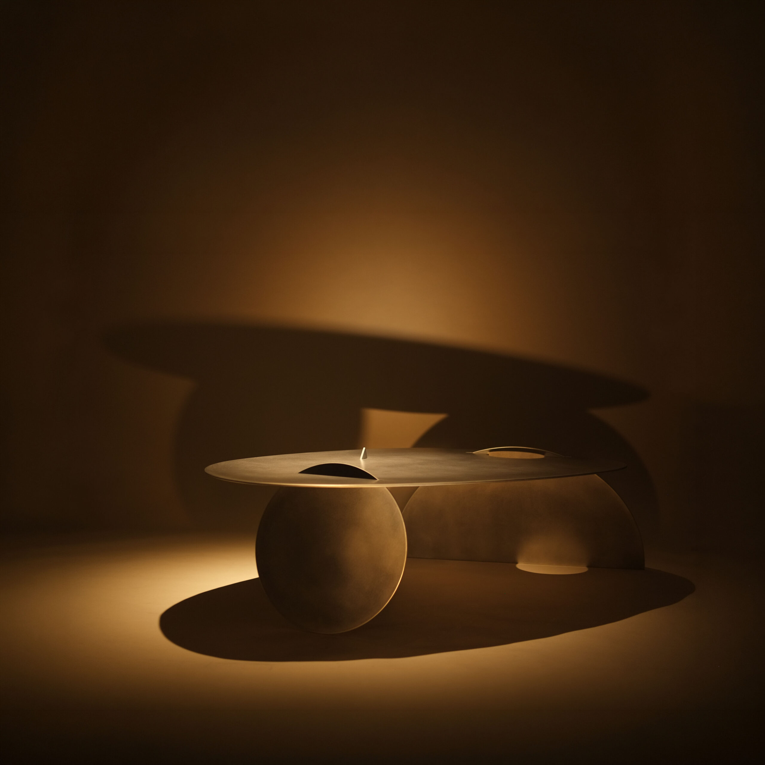 The Confluence, Alignment Aluminium Coffee Table by Bureau of Entropy 2