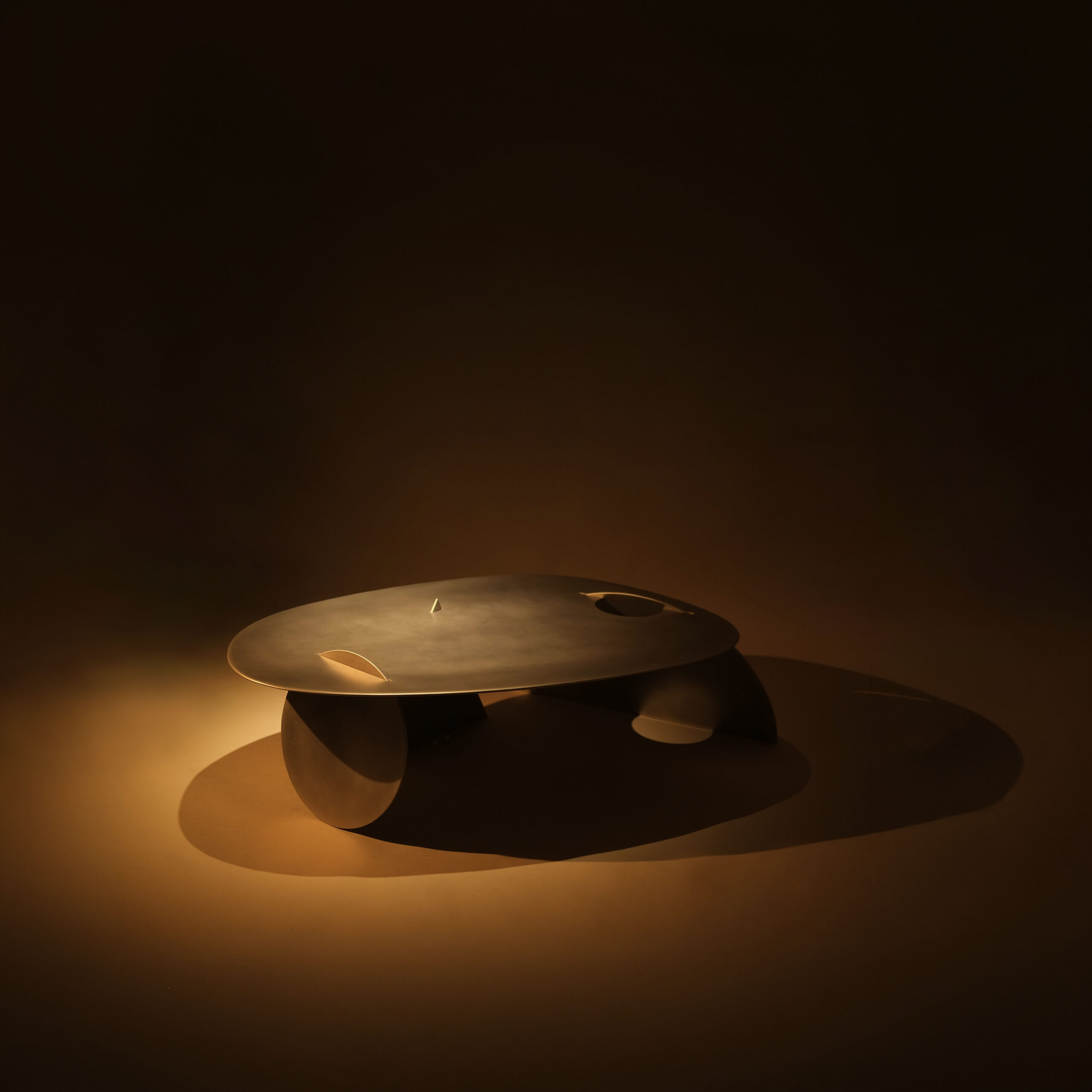 The Confluence, Alignment Aluminium Coffee Table by Bureau of Entropy 5