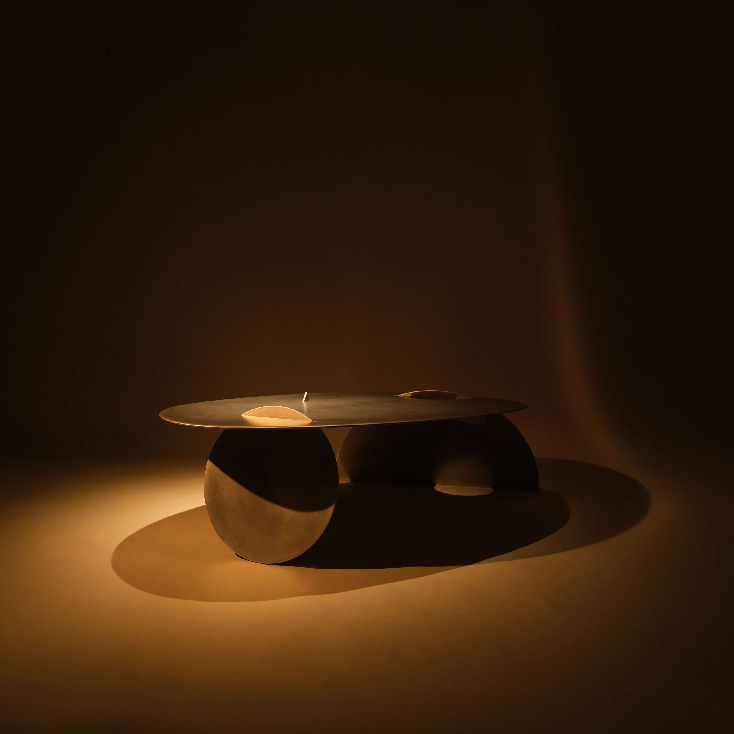The Confluence, Alignment Aluminium Coffee Table by Bureau of Entropy 7