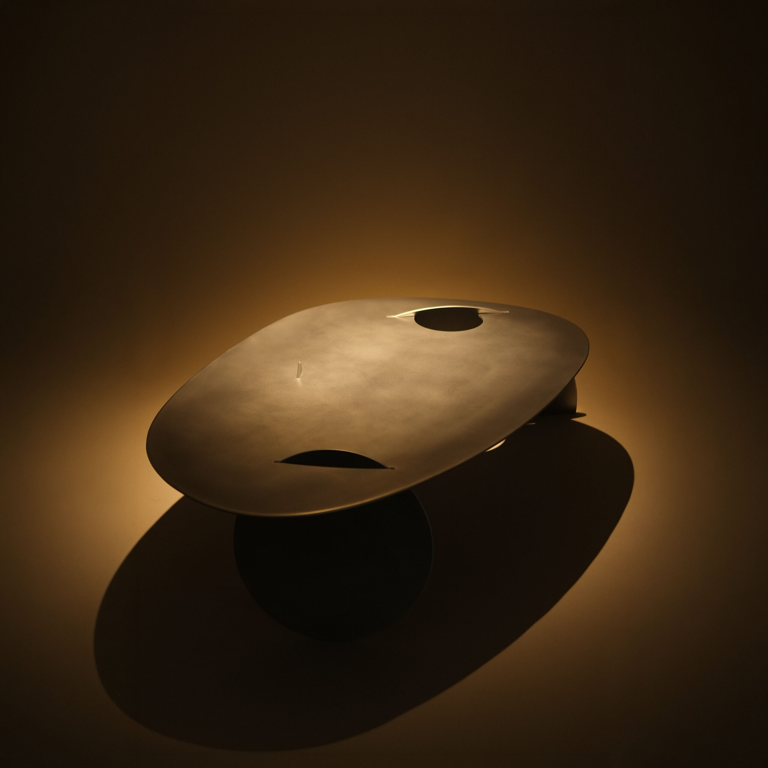 The Confluence, Alignment Aluminium Coffee Table by Bureau of Entropy 8