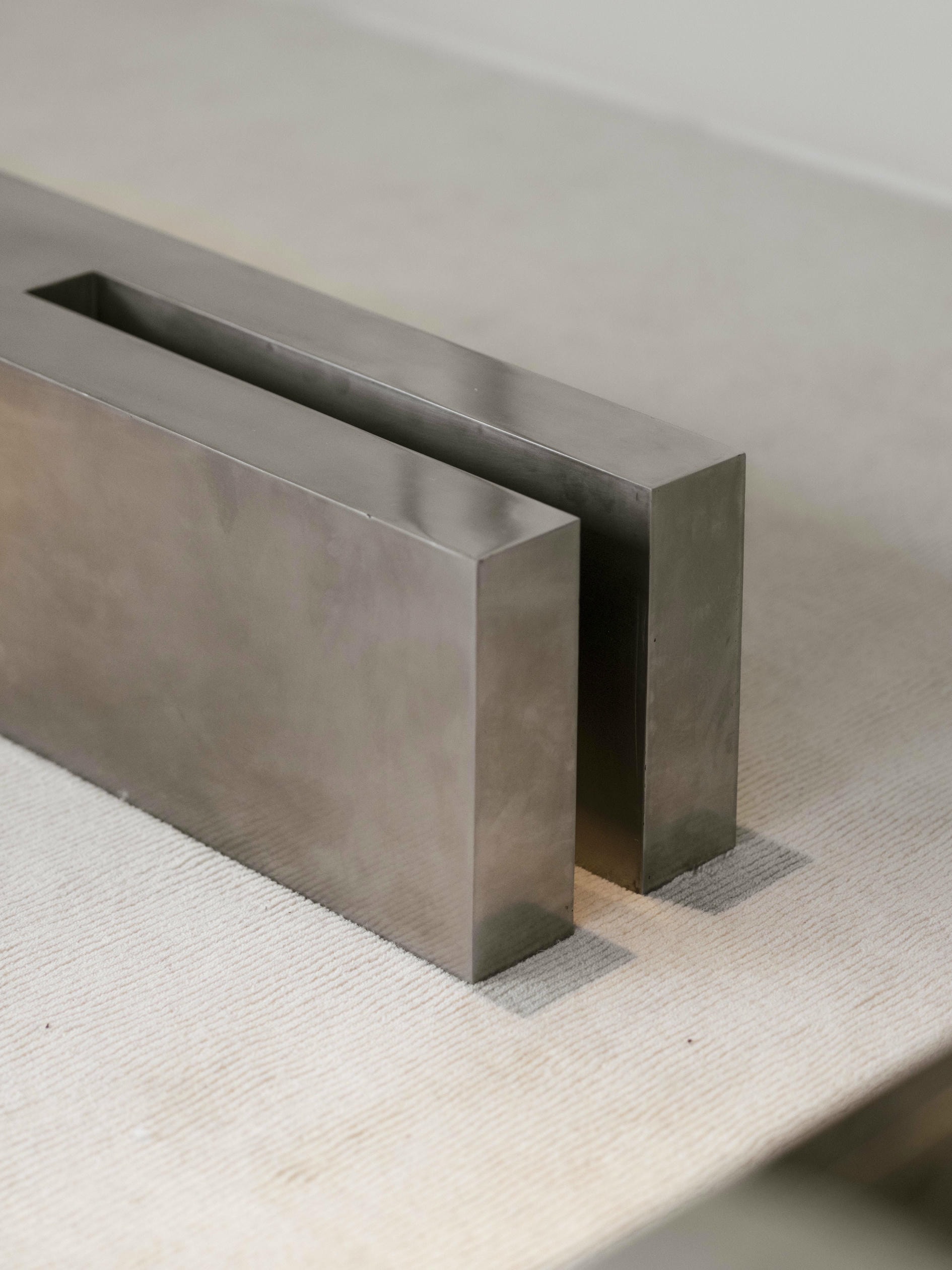 Untitled LV Stainless Steel Coffee Table by Pietro Franceschini 10