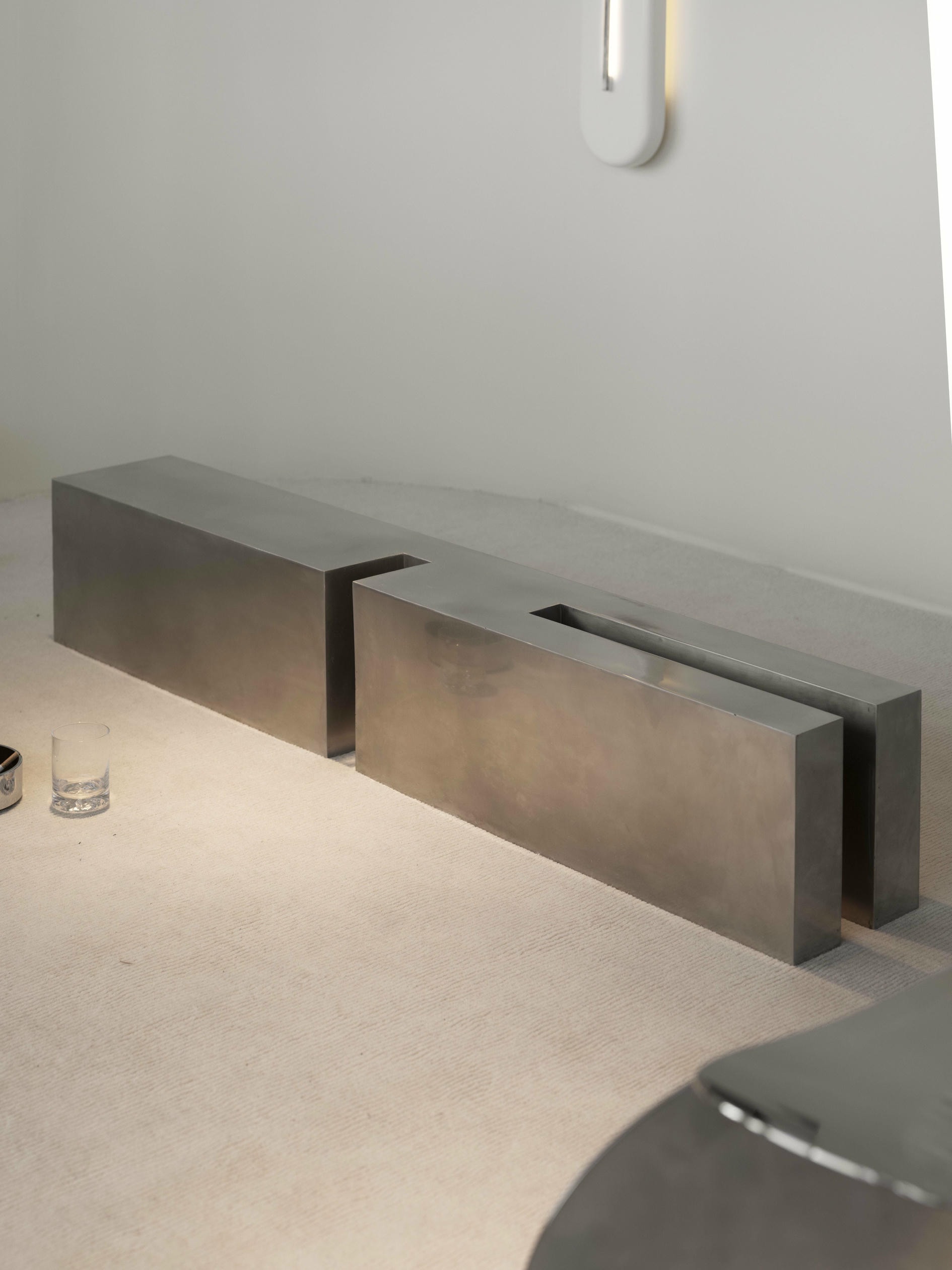 Untitled LV Stainless Steel Coffee Table by Pietro Franceschini 11