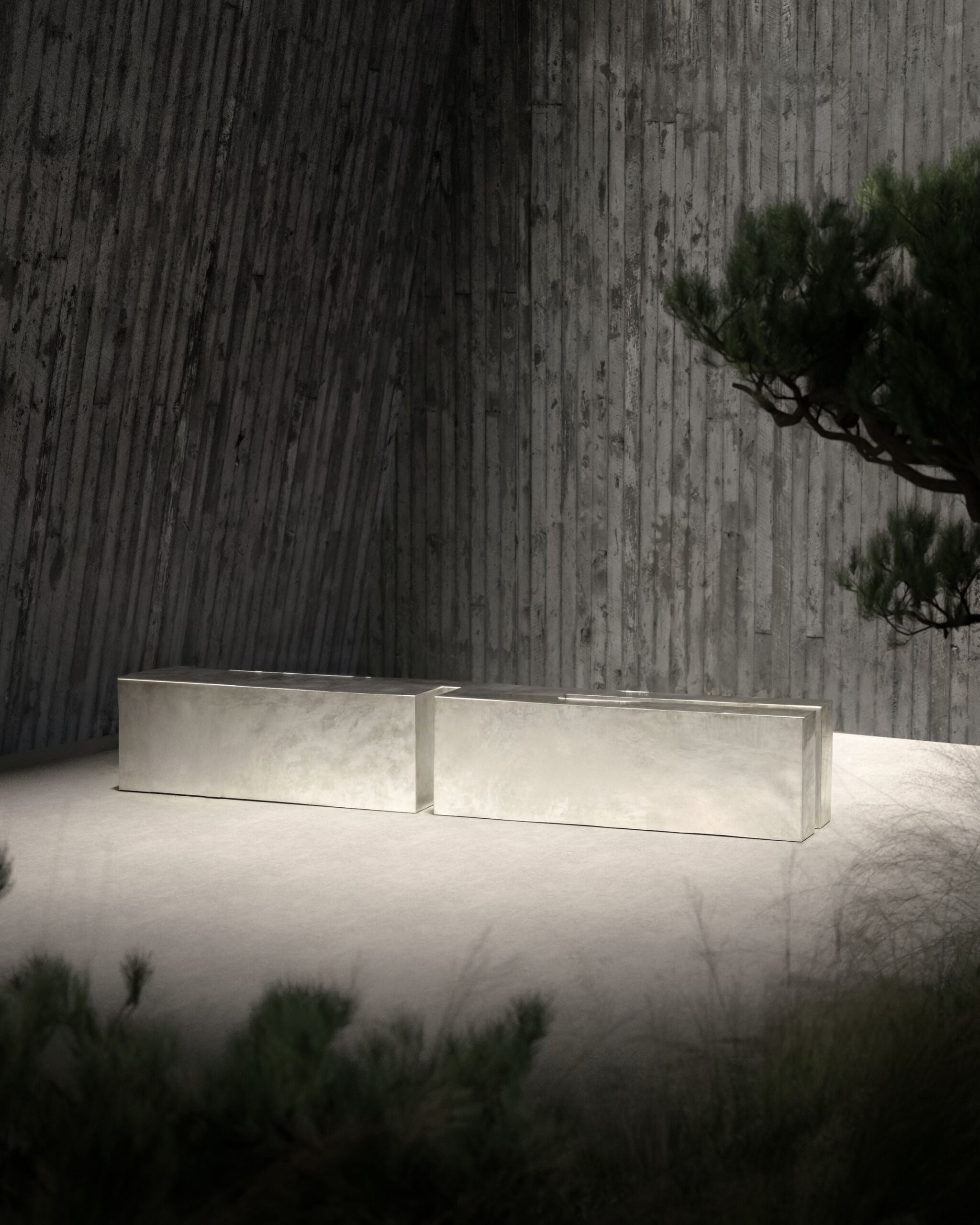 Untitled LV Stainless Steel Coffee Table by Pietro Franceschini 15