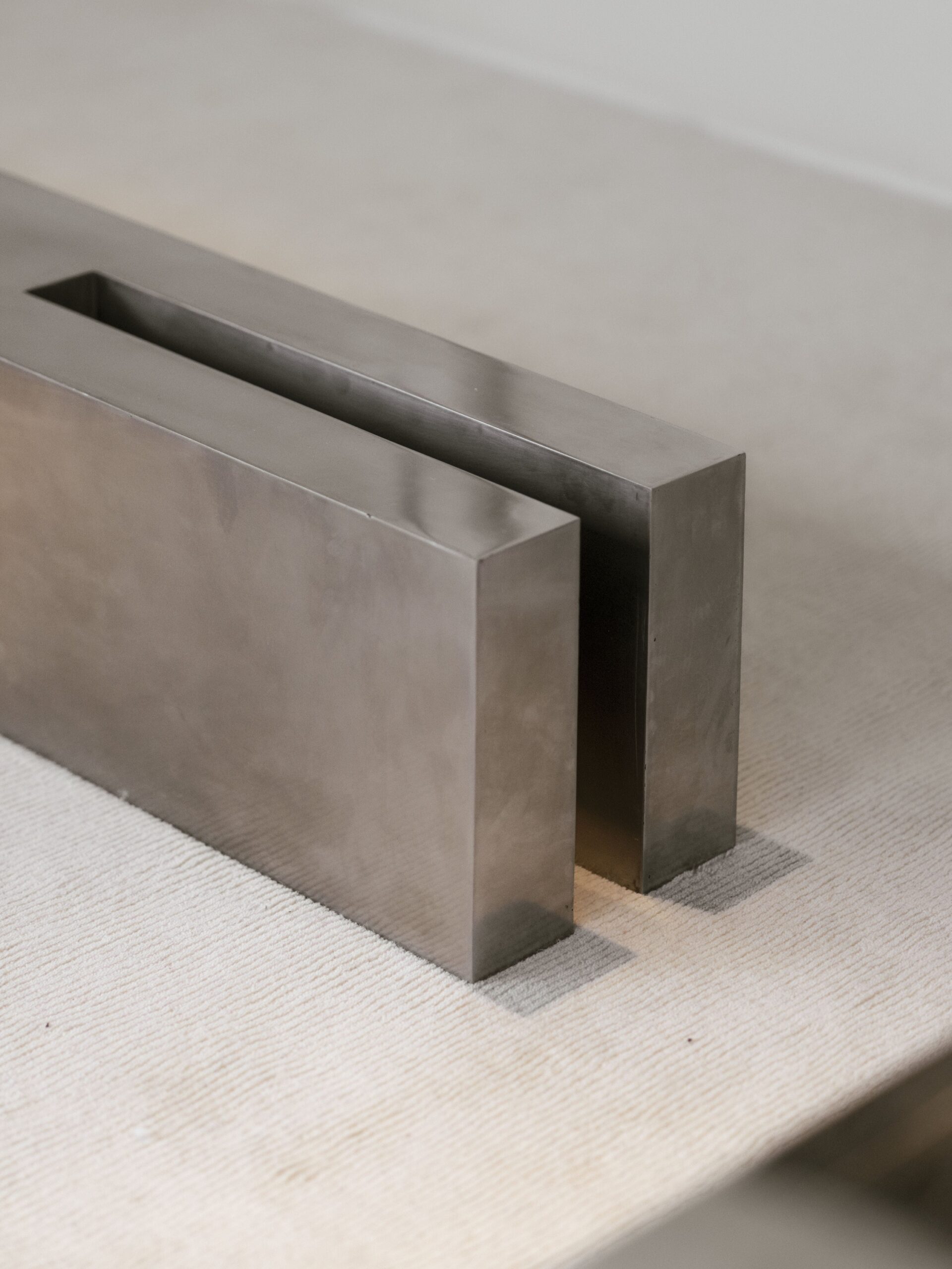 Untitled LV Stainless Steel Coffee Table by Pietro Franceschini 9