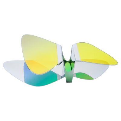 Sculptural Dichroic Glass Coffee Table by ODA LIK Studio