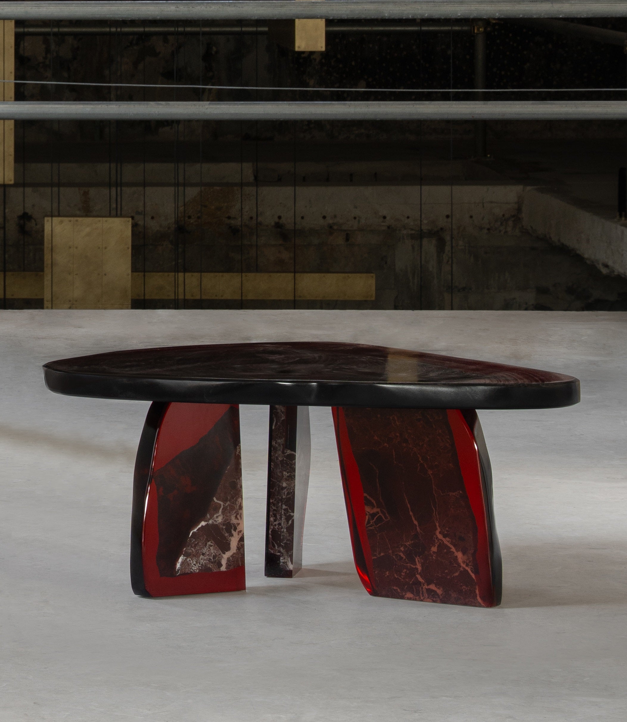 Fragment Coffee Table in Resin Marble by Fict Studio 3