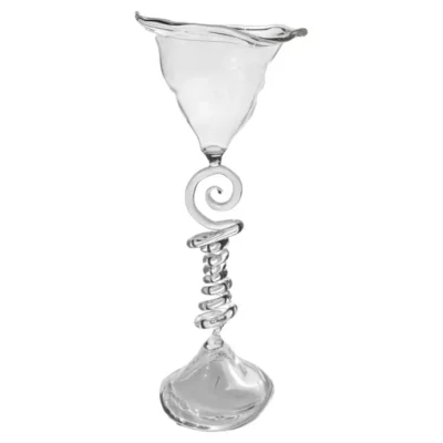 Loop Series Coil Stemmed Glass in Borosilicate Glass by Studio-Chacha