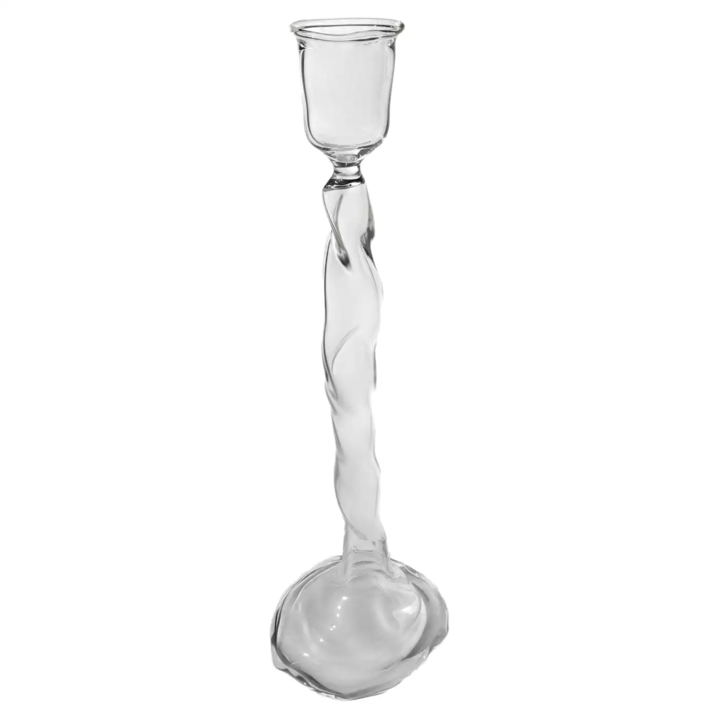 Loop Series Stream 1 Candle Holder in Borosilicate Glass by Studio Chacha 1