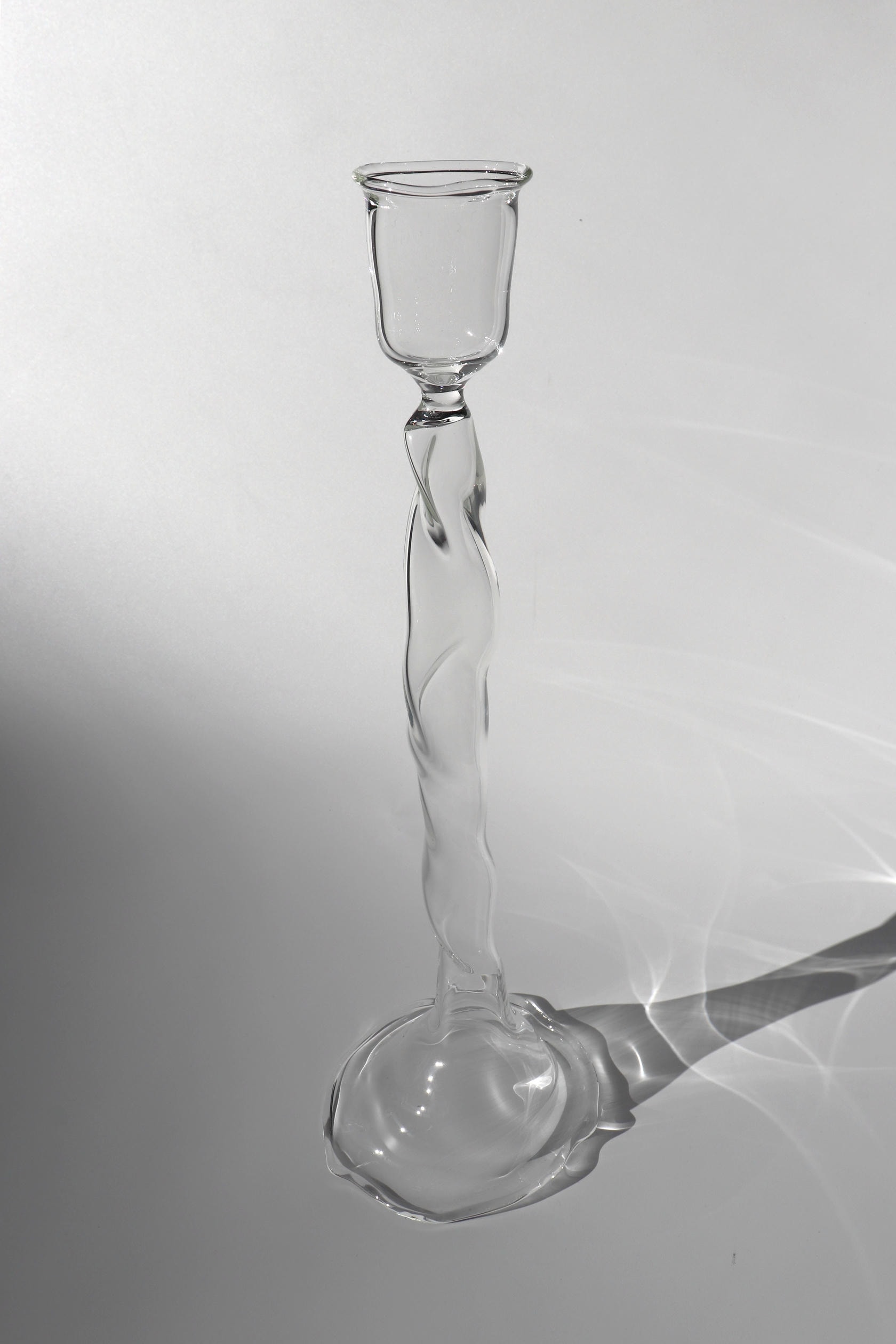 Loop Series Stream 1 Candle Holder in Borosilicate Glass by Studio Chacha 2