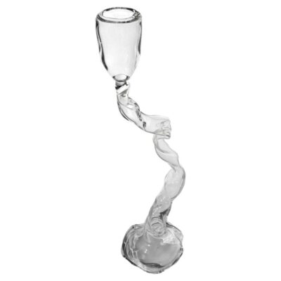 Loop Series Stream 2 Candle Holder in Borosilicate Glass by Studio-Chacha