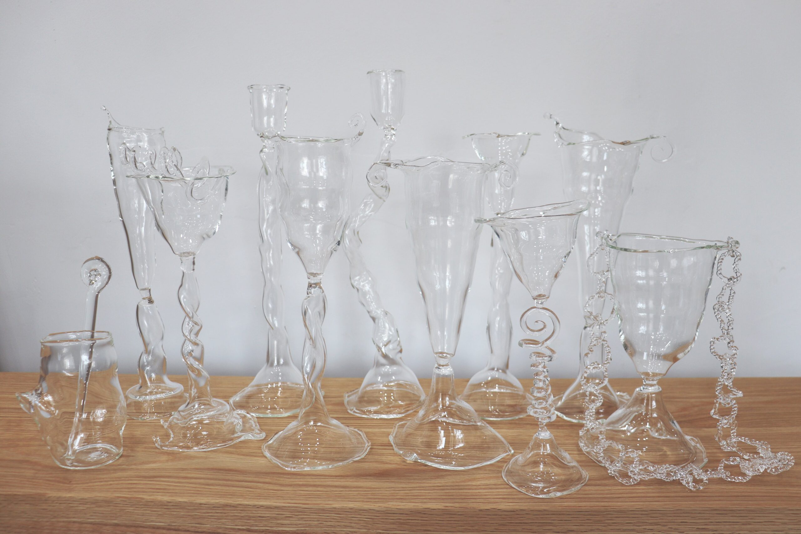 Loop Series Stream 2 Candle Holder in Borosilicate Glass by Studio Chacha 3